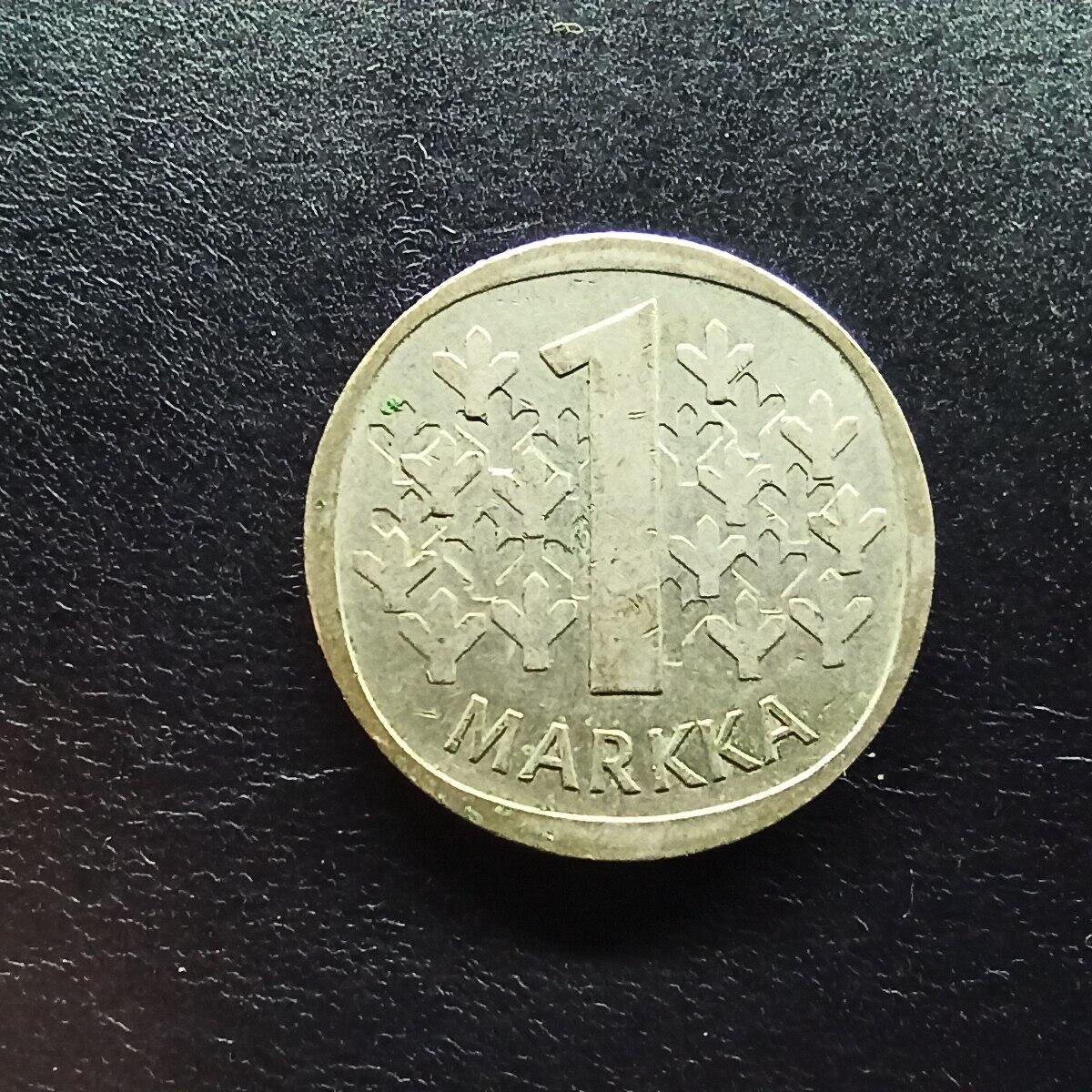 邮泉阁限时拍卖第十五场 各国硬币专场（拍卖结束后请付邮费，存留时间过长需全部邮寄） 芬兰1968年1马克银币6.4克0.350