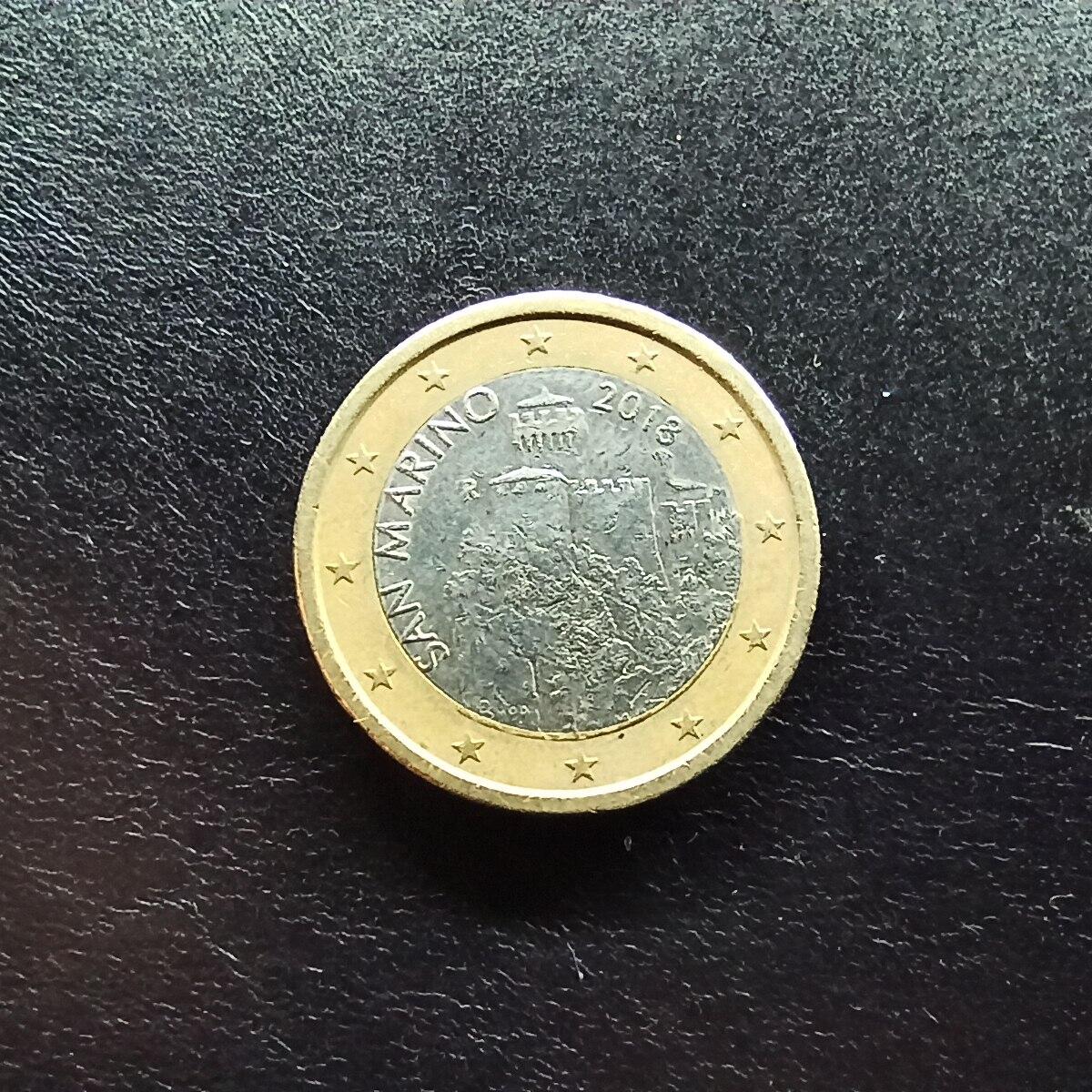 邮泉阁限时拍卖第十五场 各国硬币专场（拍卖结束后请付邮费，存留时间过长需全部邮寄） 圣马力诺2018年1欧元