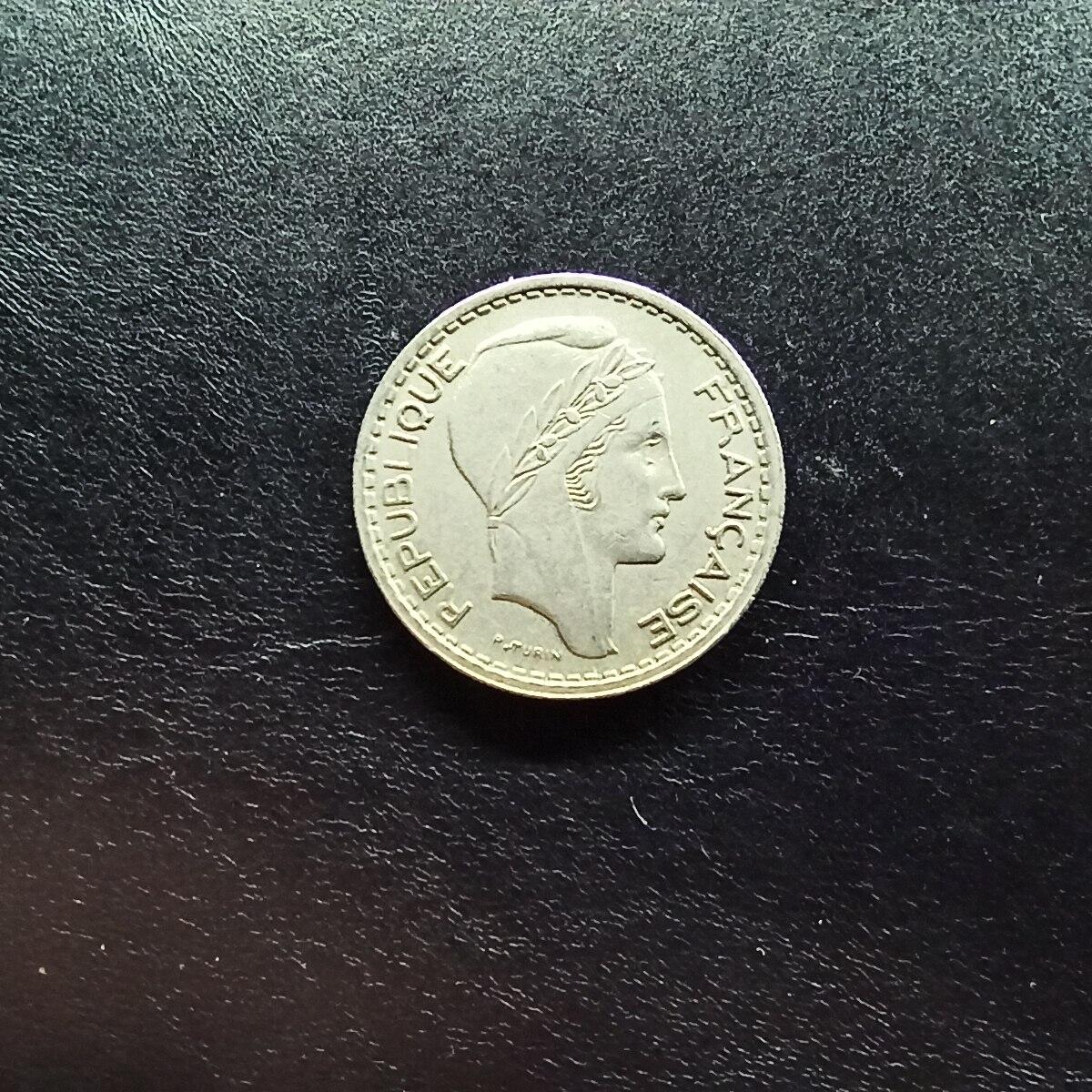 邮泉阁限时拍卖第十五场 各国硬币专场（拍卖结束后请付邮费，存留时间过长需全部邮寄） 法国1948年10法郎