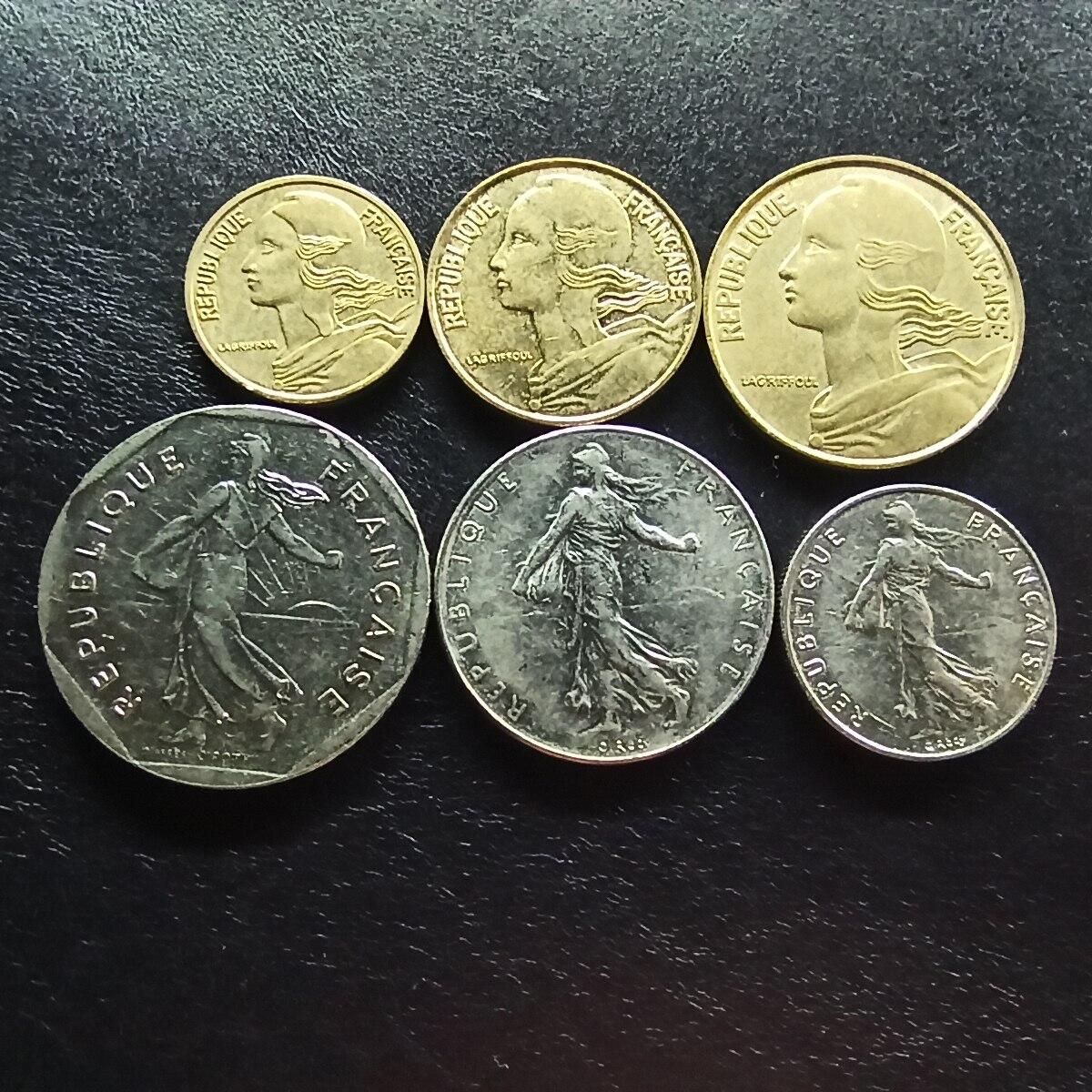 邮泉阁限时拍卖第十五场 各国硬币专场（拍卖结束后请付邮费，存留时间过长需全部邮寄） 法国蜜蜂版6枚