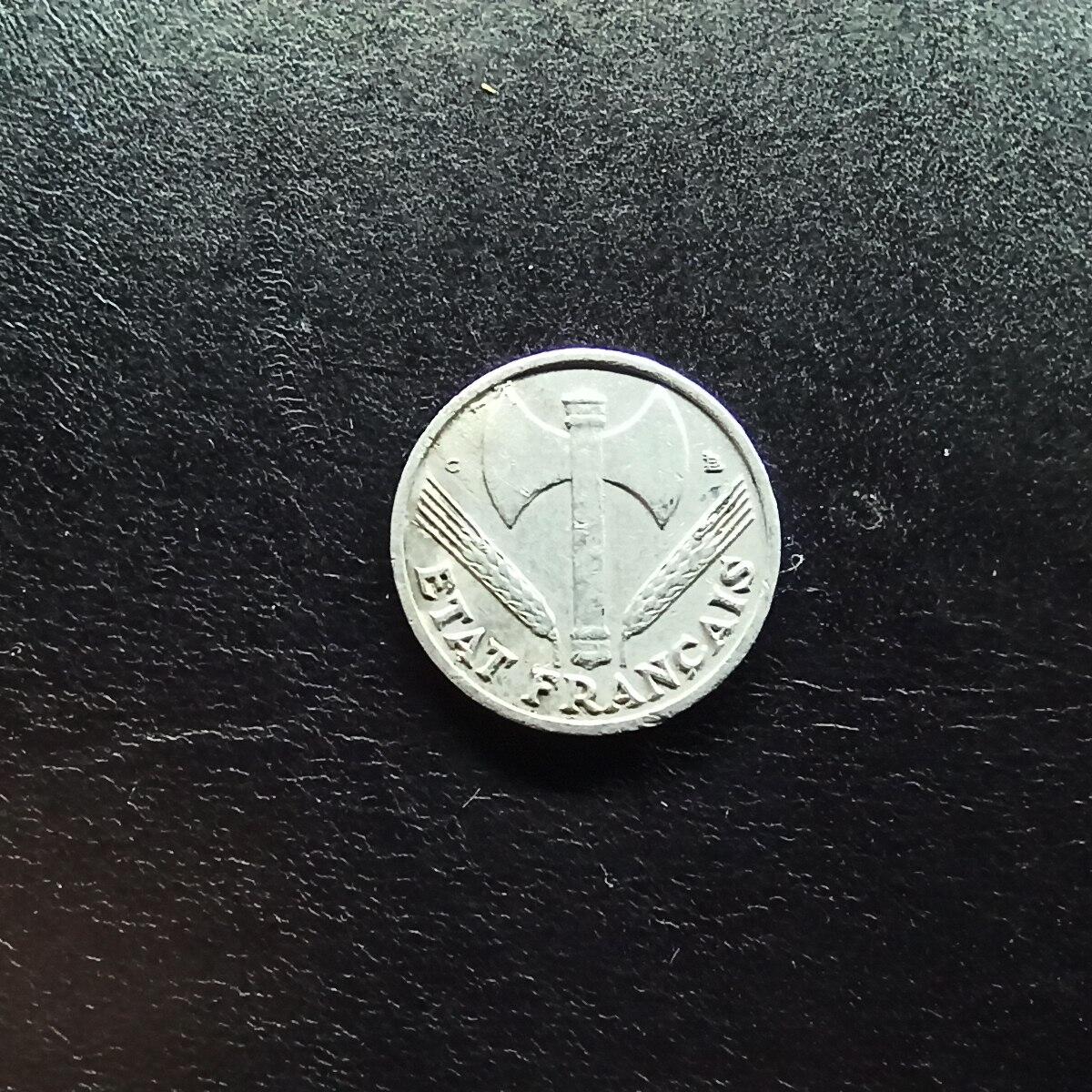 邮泉阁限时拍卖第十五场 各国硬币专场（拍卖结束后请付邮费，存留时间过长需全部邮寄） 法国维希政府1944年50分C版