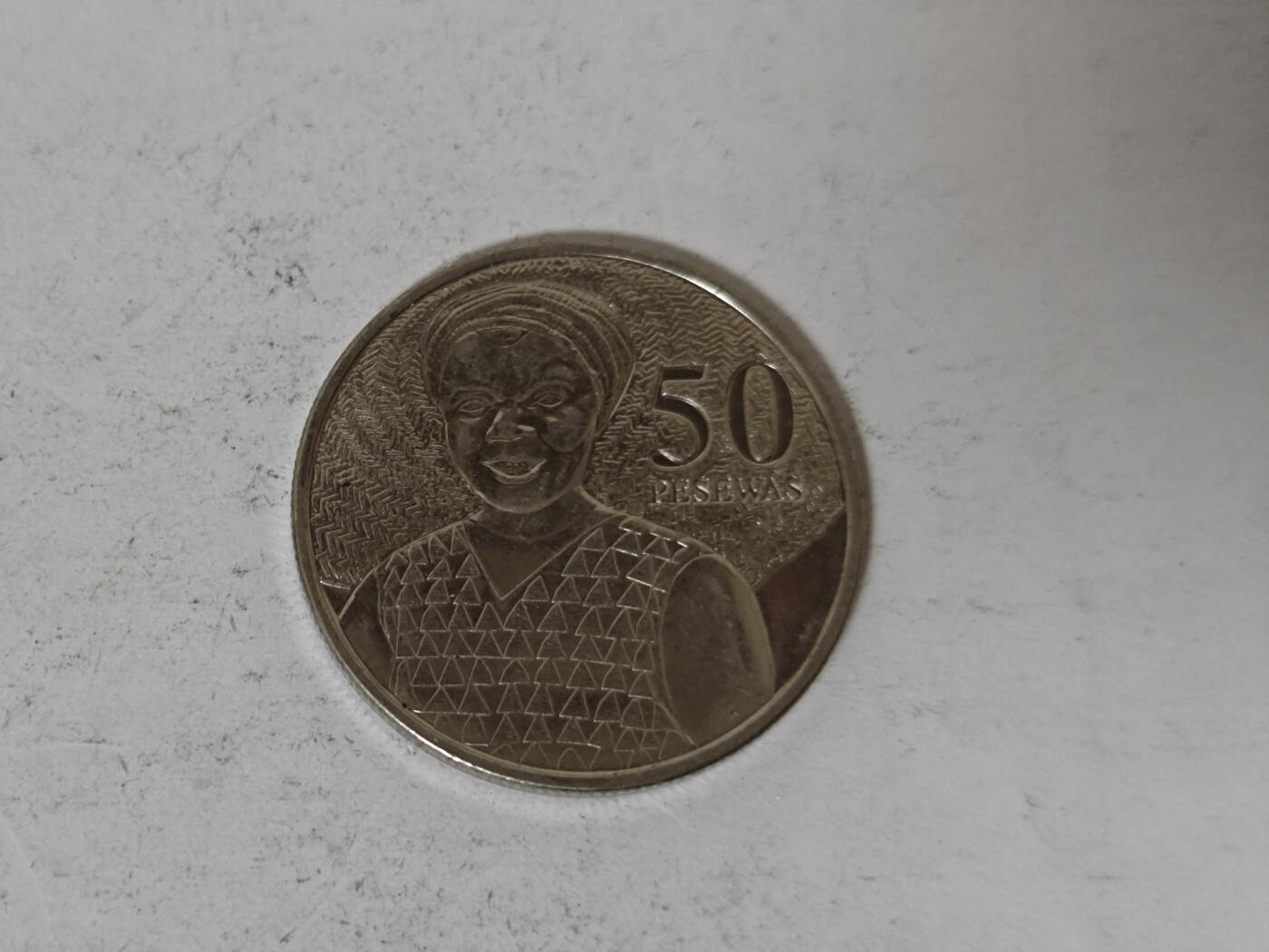 （全店满五十包邮）第14期 小精品、少见散币专场（有佣金） 加纳50皮斯瓦斯