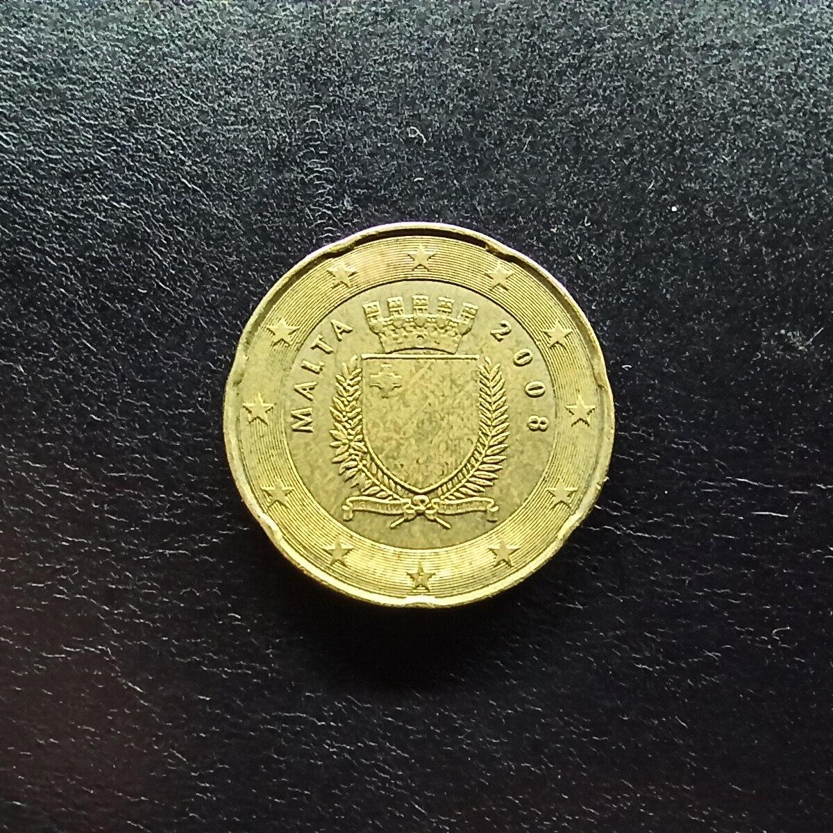 邮泉阁限时拍卖第十五场 各国硬币专场（拍卖结束后请付邮费，存留时间过长需全部邮寄） 马耳他2008年20欧分