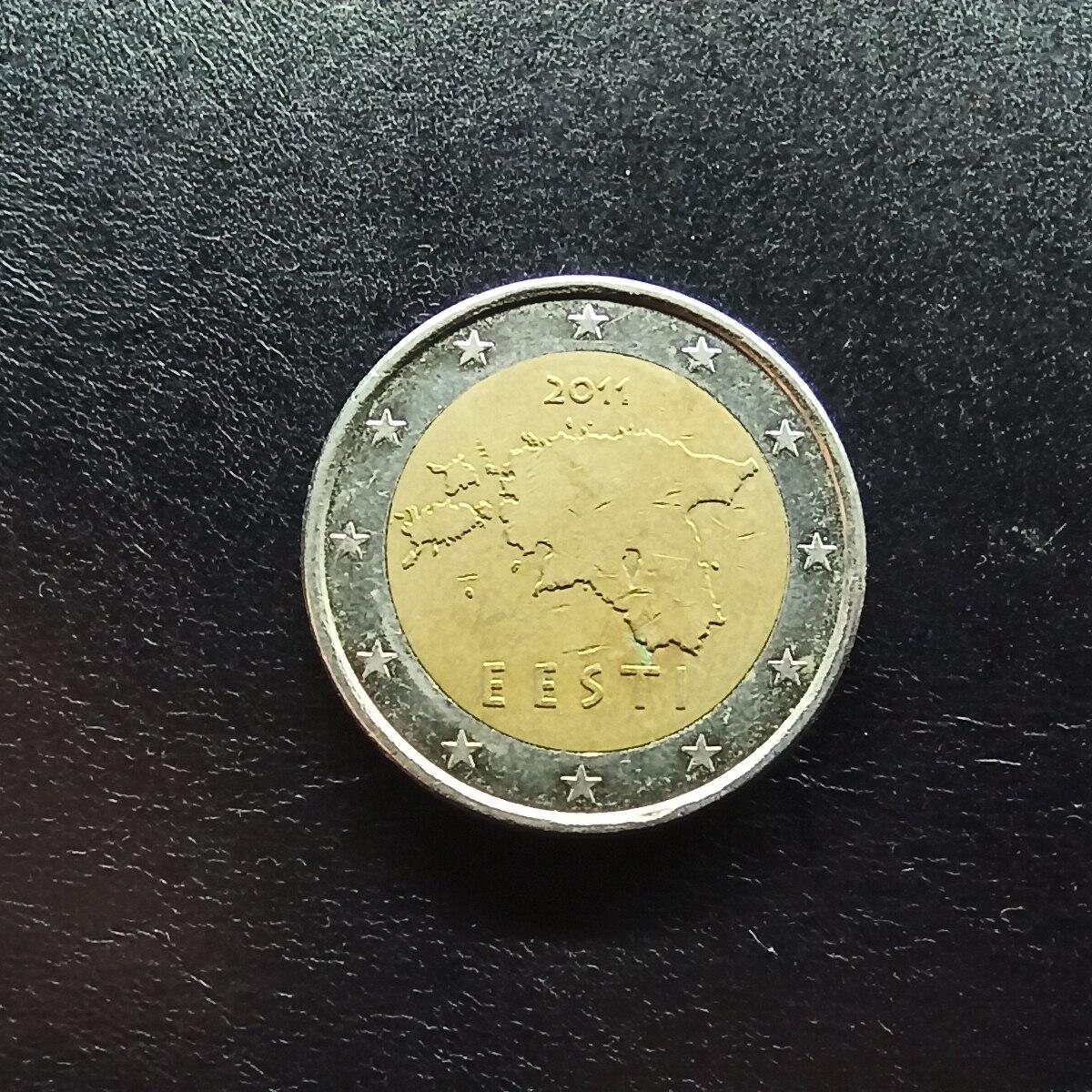 邮泉阁限时拍卖第十五场 各国硬币专场（拍卖结束后请付邮费，存留时间过长需全部邮寄） 爱沙尼亚2011年2欧元