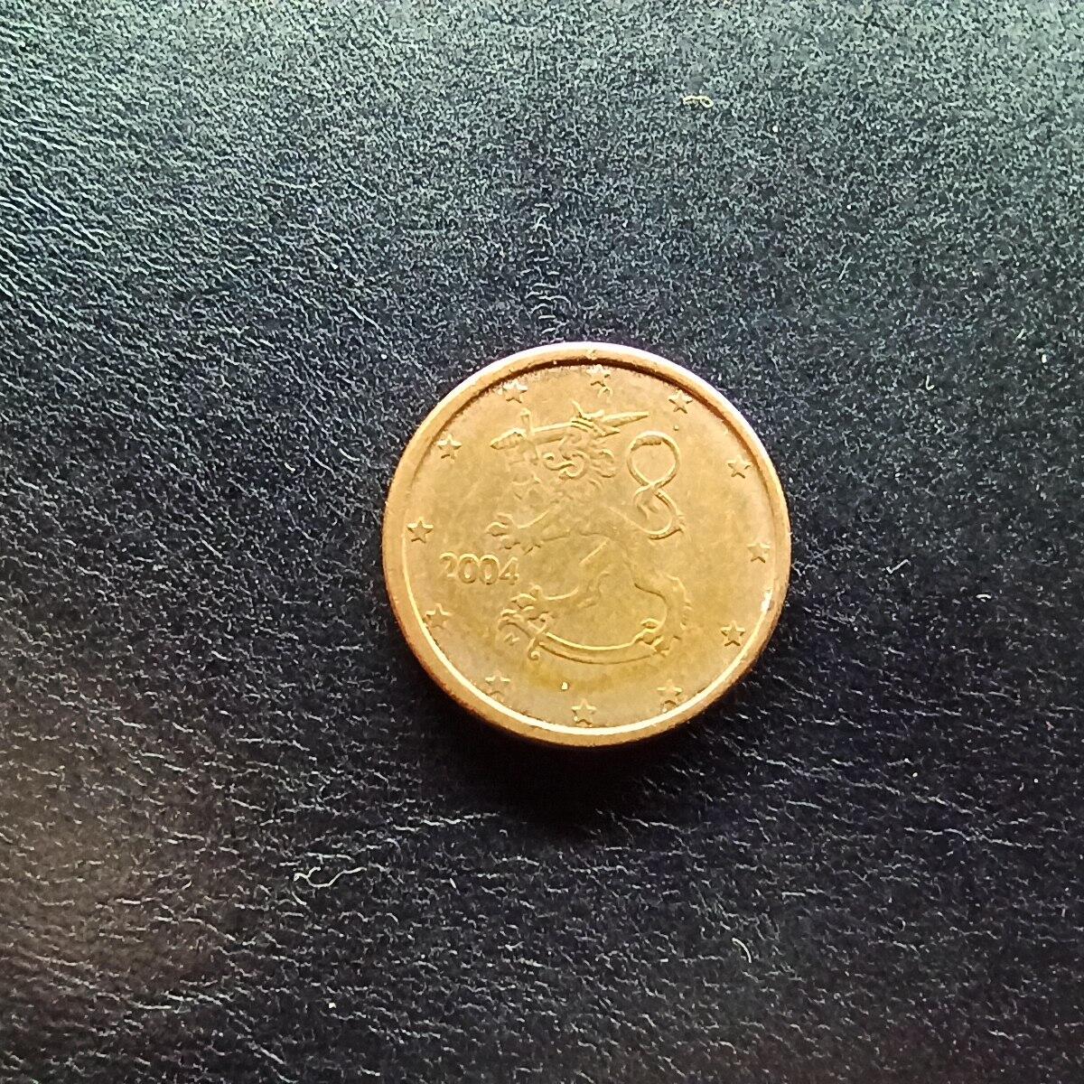 邮泉阁限时拍卖第十五场 各国硬币专场（拍卖结束后请付邮费，存留时间过长需全部邮寄） 芬兰2004年1欧分