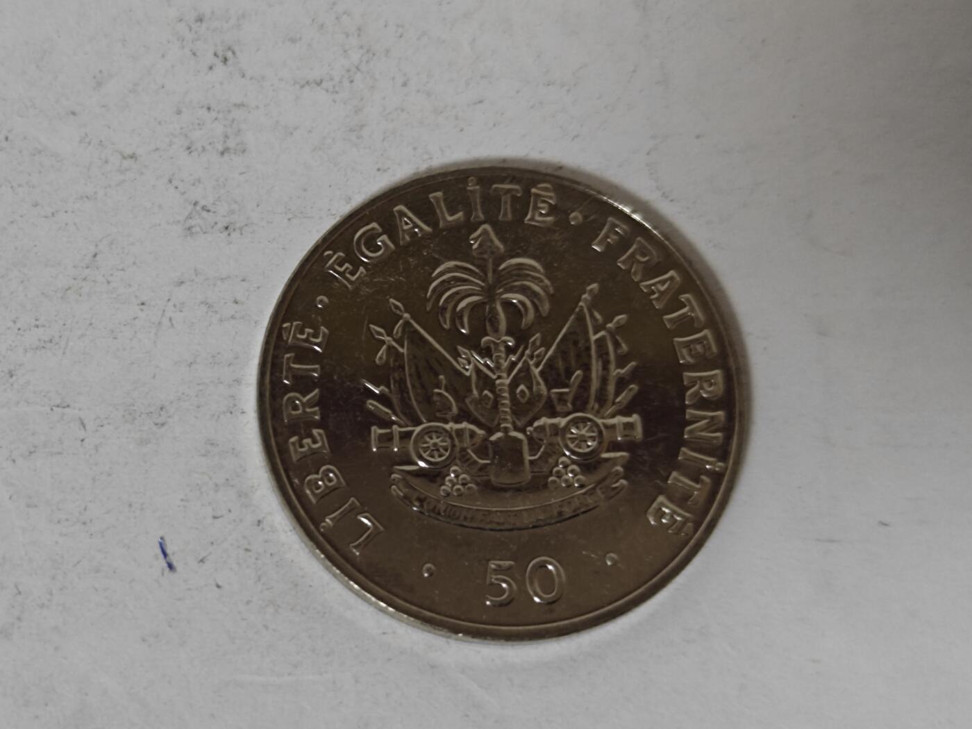 （全店满五十包邮）第14期 小精品、少见散币专场（有佣金） 海地五十生丁