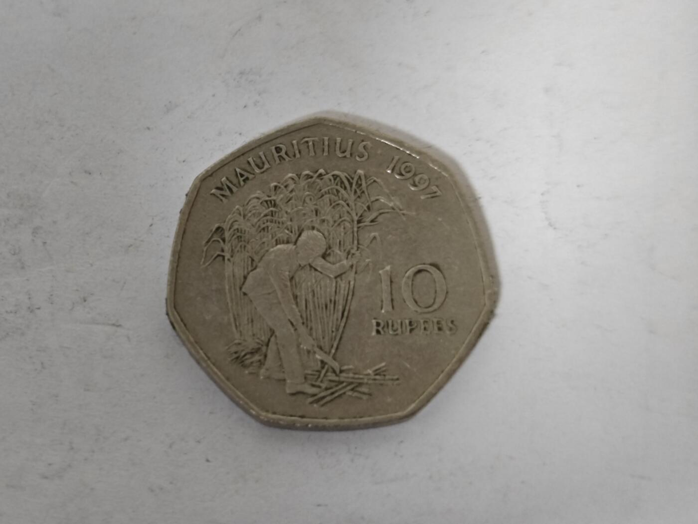 （全店满五十包邮）第14期 小精品、少见散币专场（有佣金） 毛里求斯10卢比