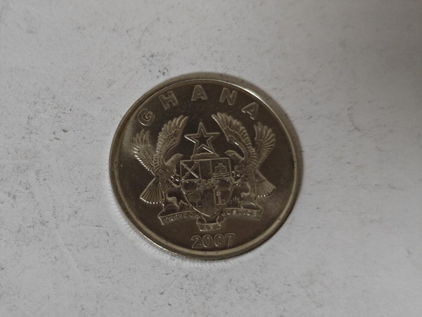 （全店满五十包邮）第14期 小精品、少见散币专场（有佣金） 加纳50皮斯瓦斯