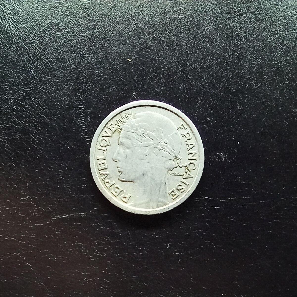 邮泉阁限时拍卖第十五场 各国硬币专场（拍卖结束后请付邮费，存留时间过长需全部邮寄） 法国1957年1法郎B版