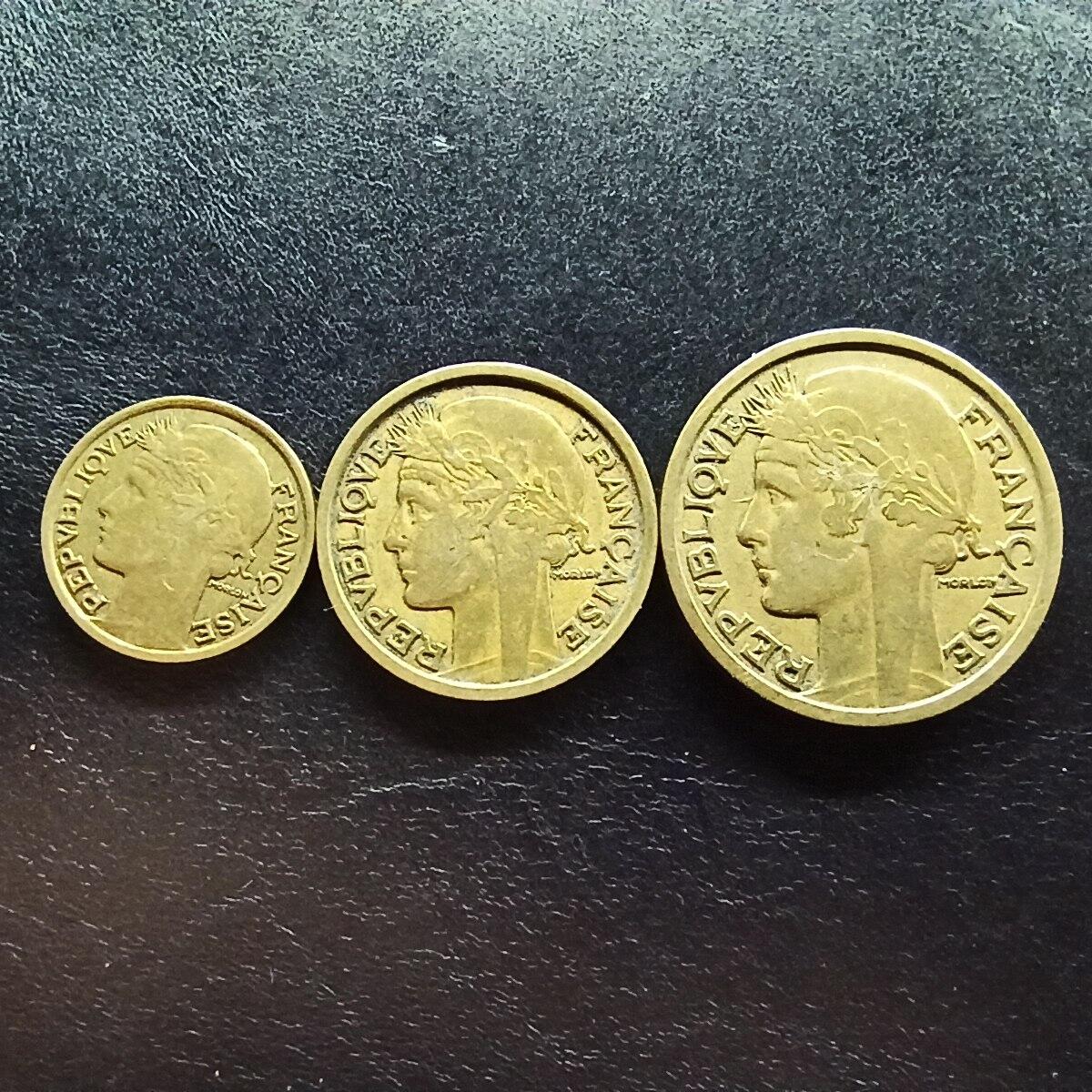 邮泉阁限时拍卖第十五场 各国硬币专场（拍卖结束后请付邮费，存留时间过长需全部邮寄） 法国第三共和国3枚