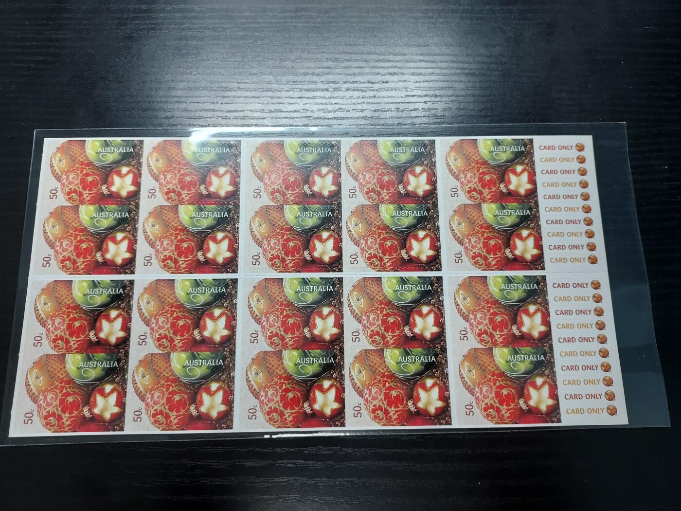 理想集藏/博彦收藏 2月22日邮票专场 澳洲自动黏贴邮票一版 全新