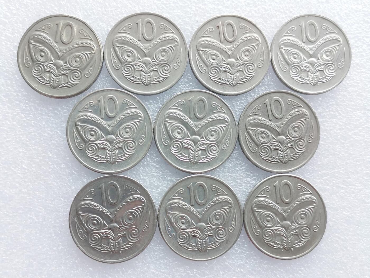 第一海外回流一元起拍收藏 散集专场. 第151期 新西兰毛利人面具10分 10枚