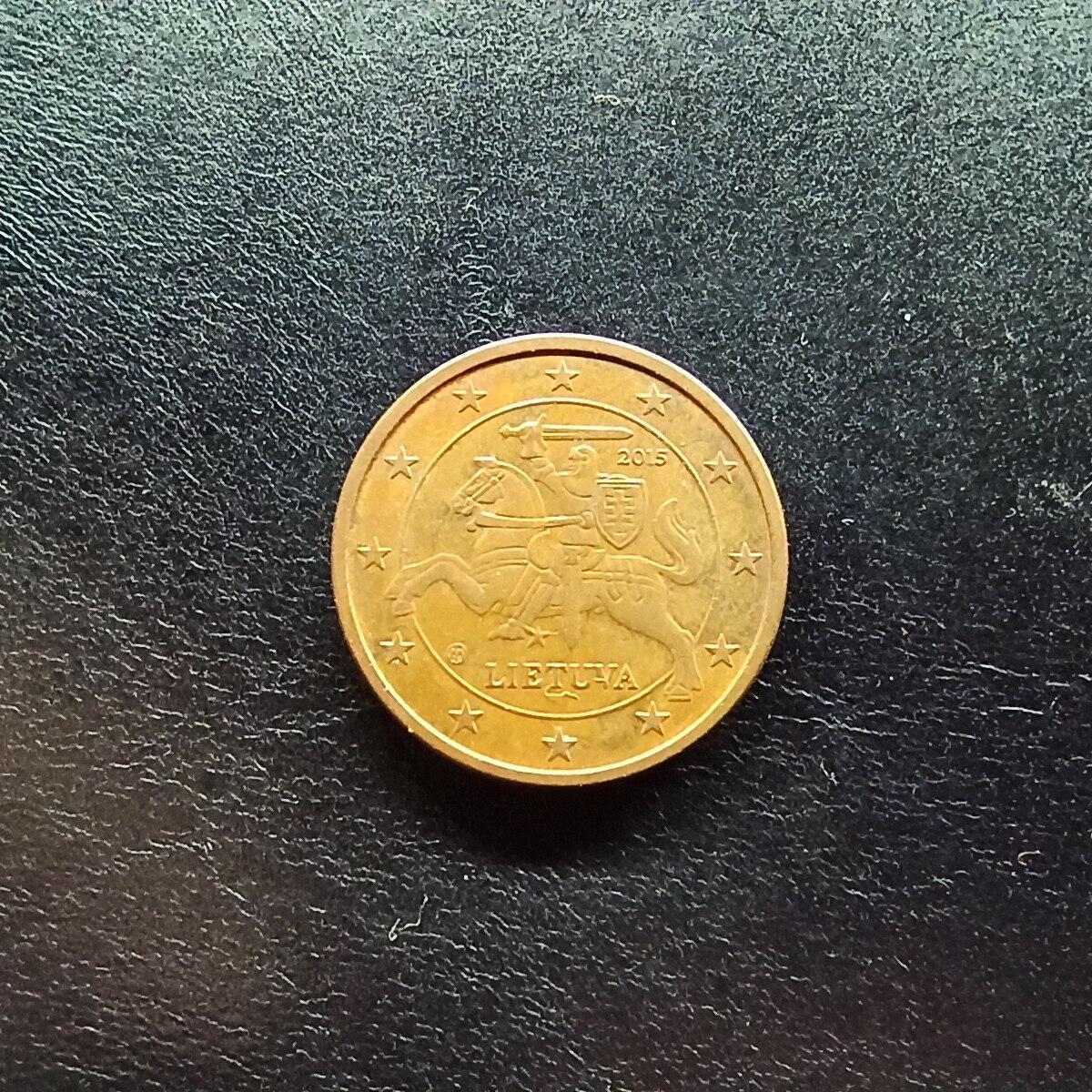 邮泉阁限时拍卖第十五场 各国硬币专场（拍卖结束后请付邮费，存留时间过长需全部邮寄） 立陶宛2015年5欧分