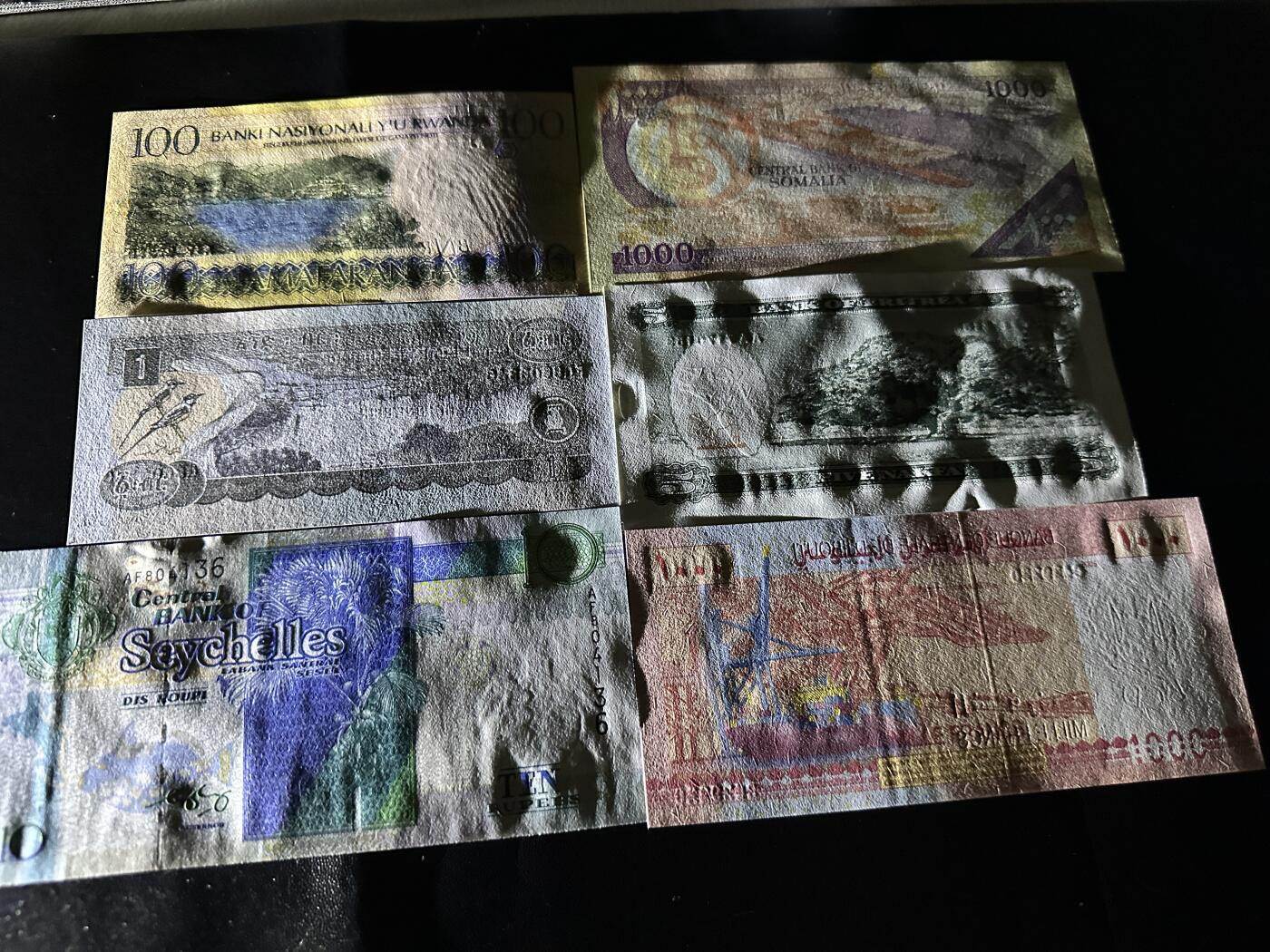 《外钞收藏家》第四百五十七期 卢旺达等六张精美纸币 全新UNC