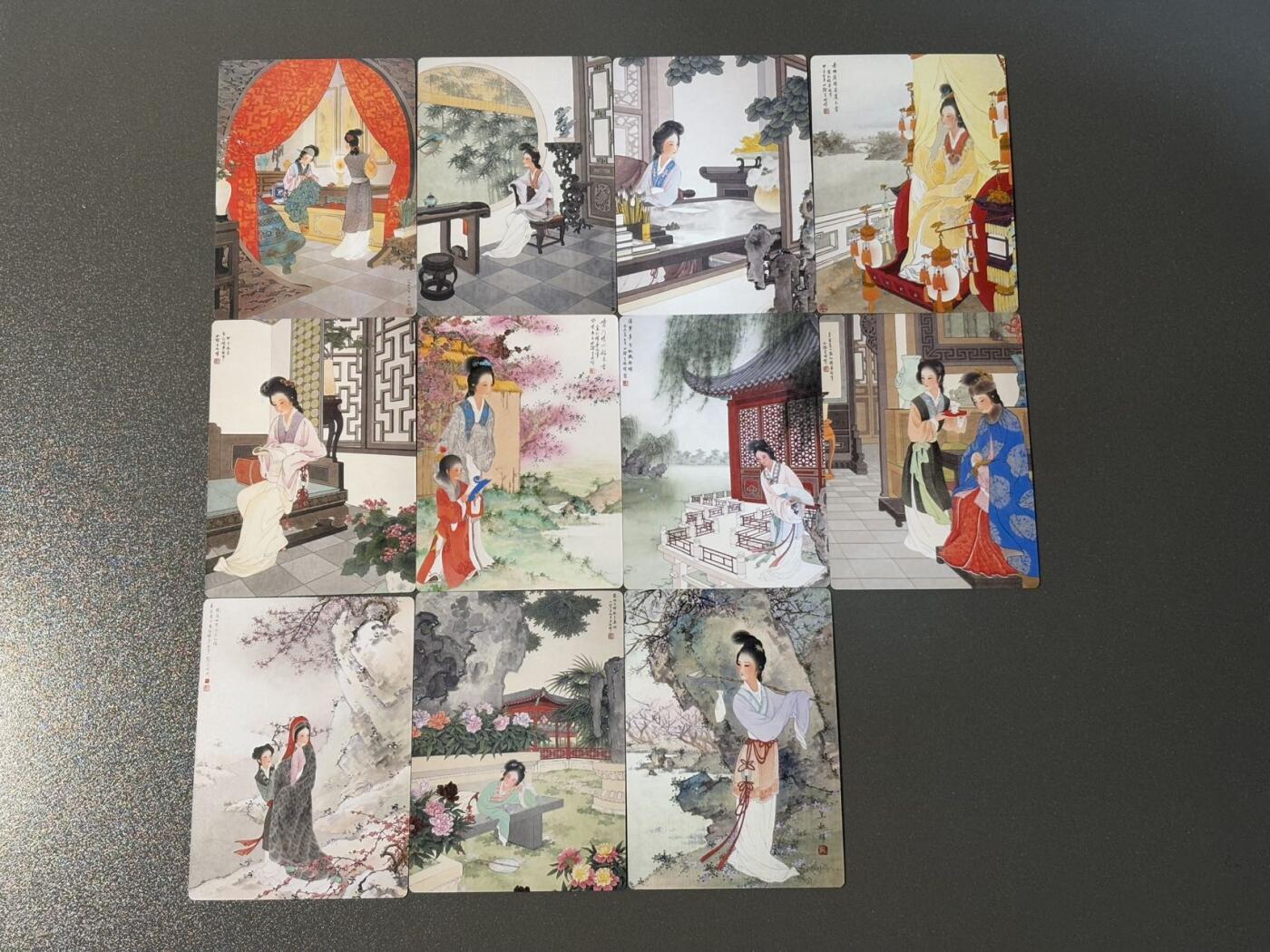 空岛 小王子精品卡牌拍卖第四场  九轩 王叔晖西厢记特卡 红楼梦故事11张全