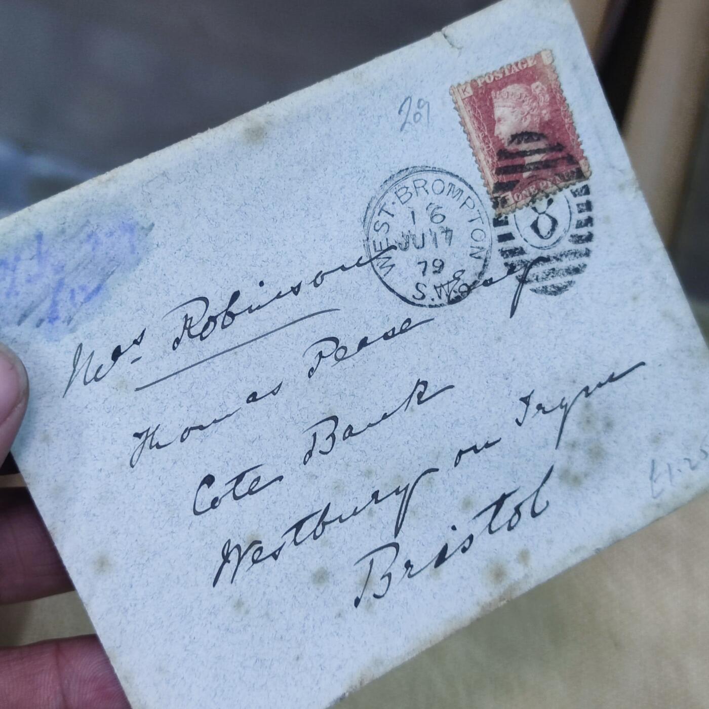 PCAI钱币15-121钱币专场 1897年红便士实寄封