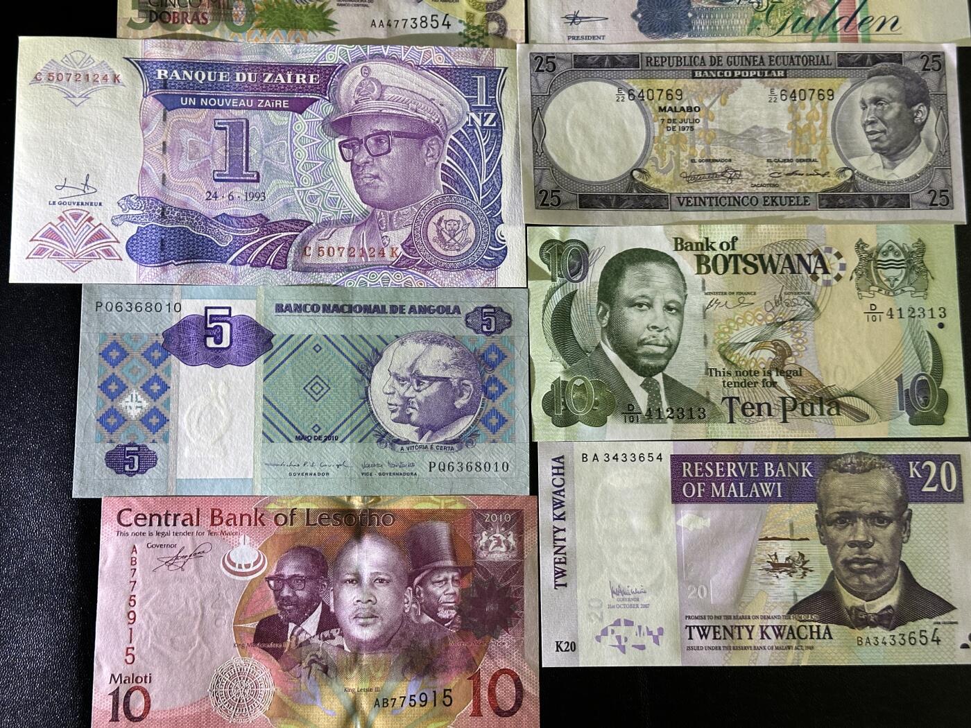 《外钞收藏家》第四百五十七期 斯威斯兰等十张精美纸币 全新UNC