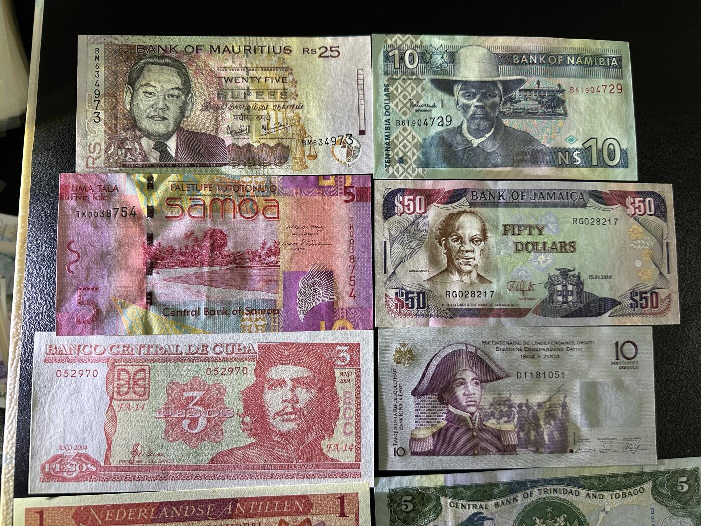 《外钞收藏家》第四百五十七期 毛里求斯等十张精美纸币 全新UNC