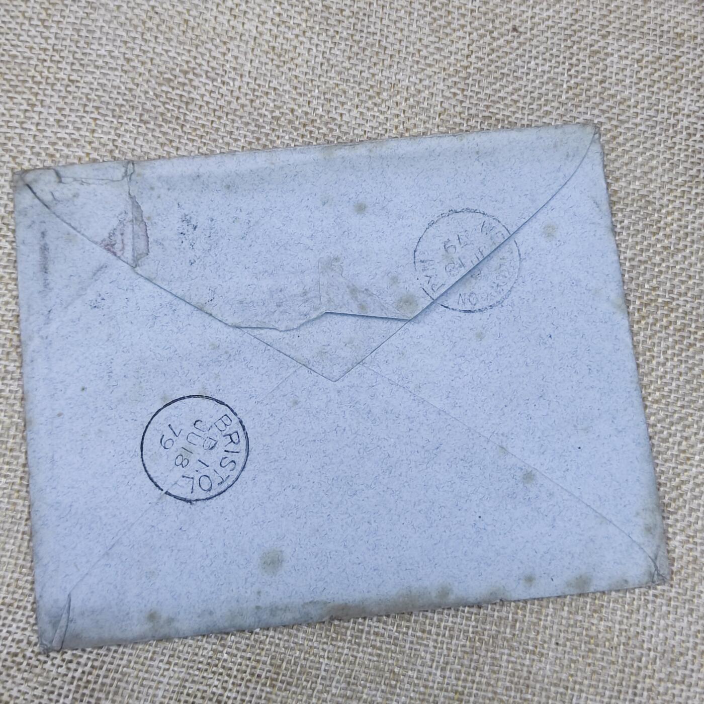 PCAI钱币15-121钱币专场 1897年红便士实寄封