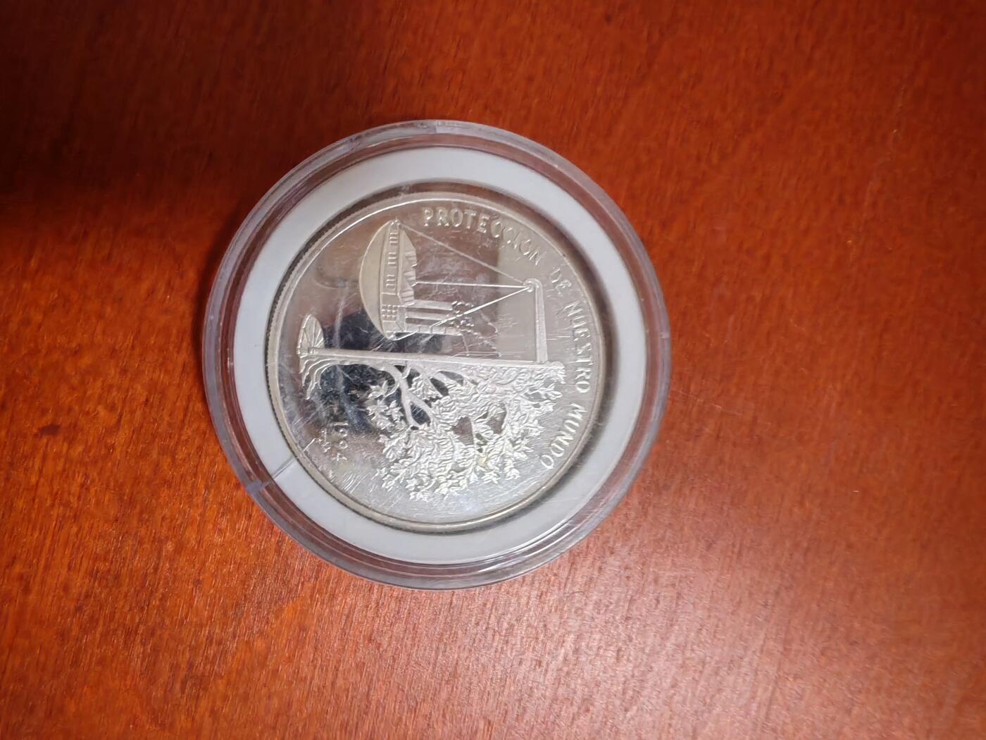 长老汇龙年精选第三十七场拍卖 1994古巴环保10比索精制银币，20克999银，5000枚