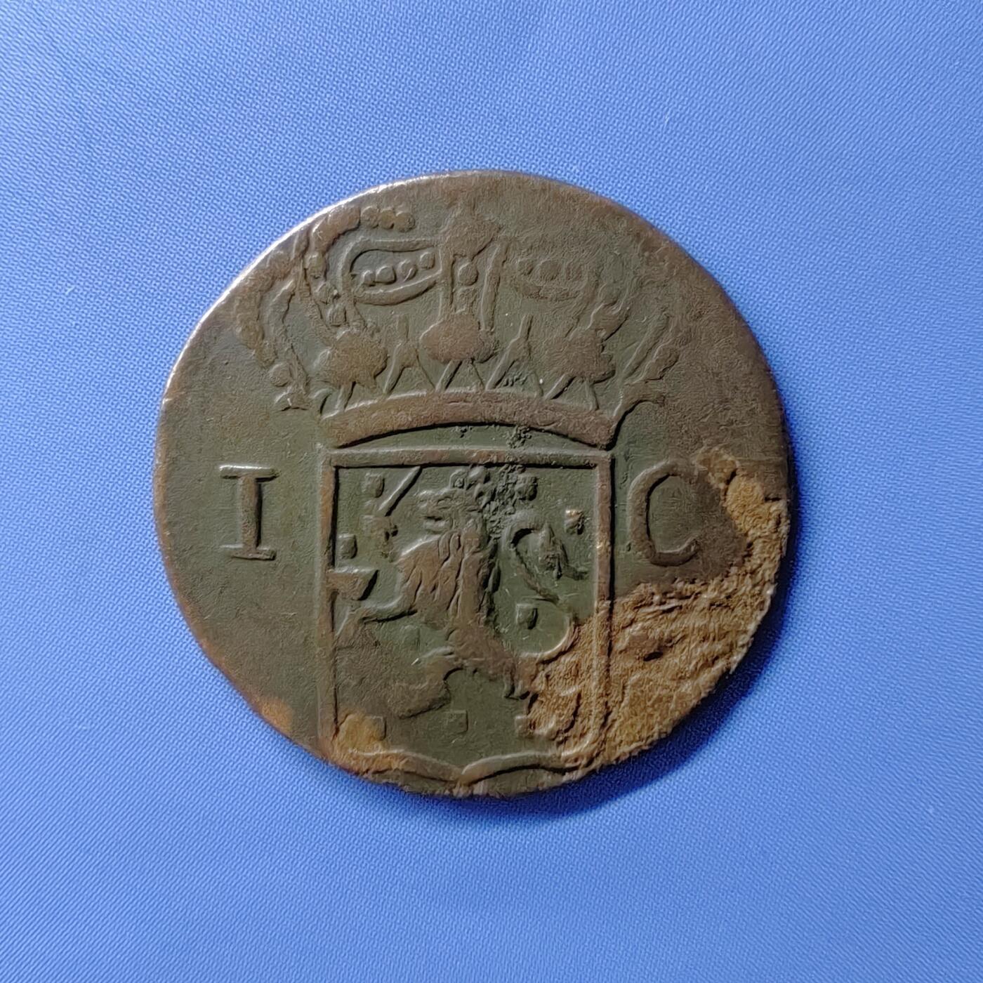 海外回流硬币专场第10期  1836年荷属东印度铜币