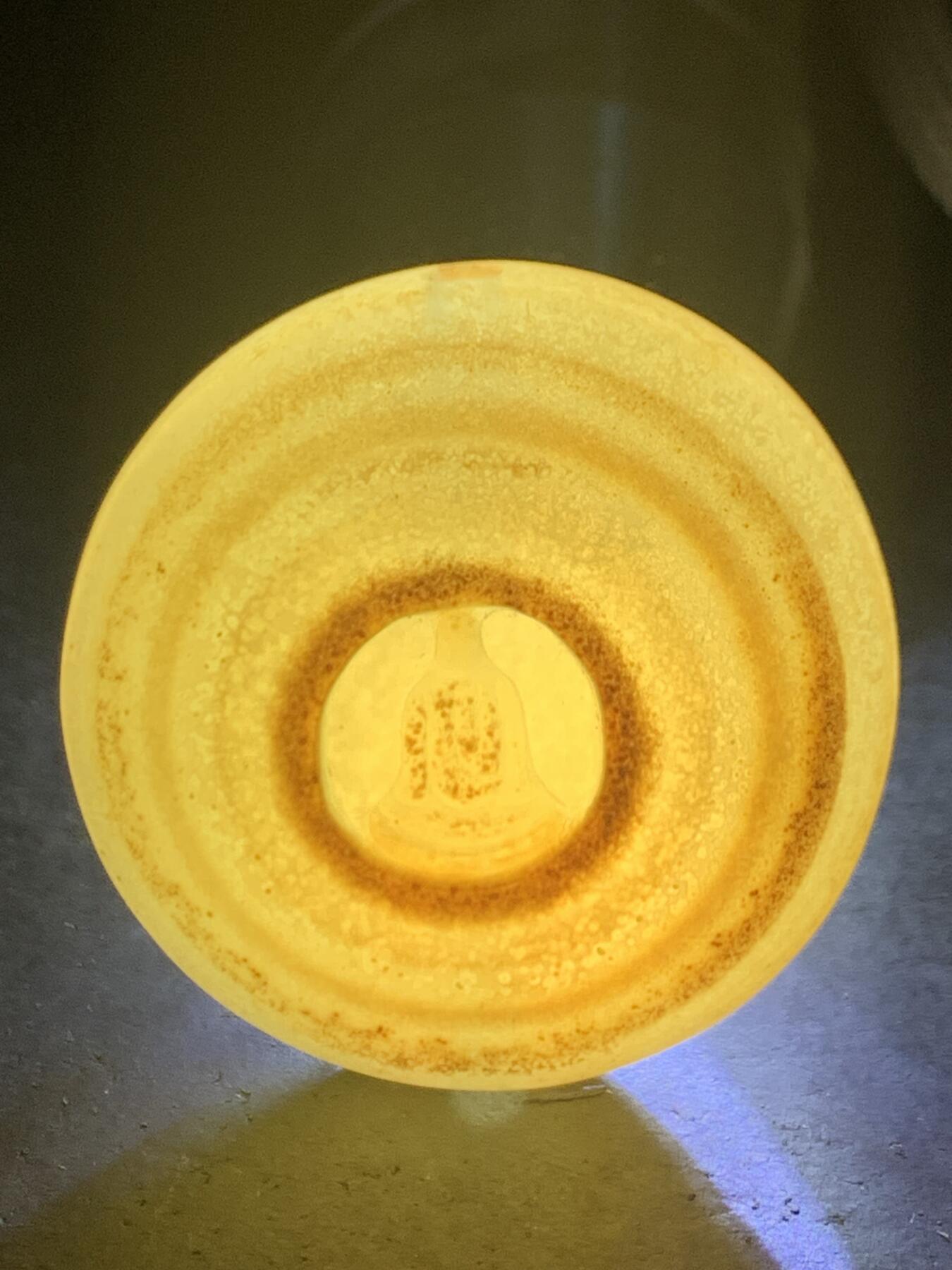 精品药师玛瑙手工雕刻无相佛板珠（背云）一颗。