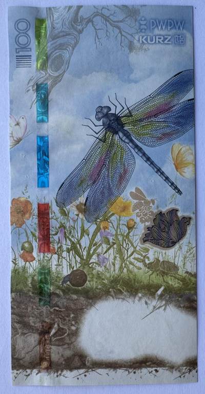 2026第2场（总第229期）：精品测试钞、连体钞综合场 - 波兰PWPW 2024版“夏天的草地”100面额超炫荧光测试钞册装UNC