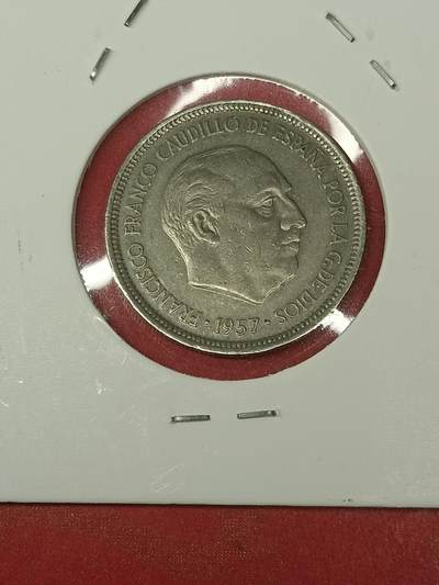 吉祥压岁钱外国硬币第38场 西班牙硬币1957