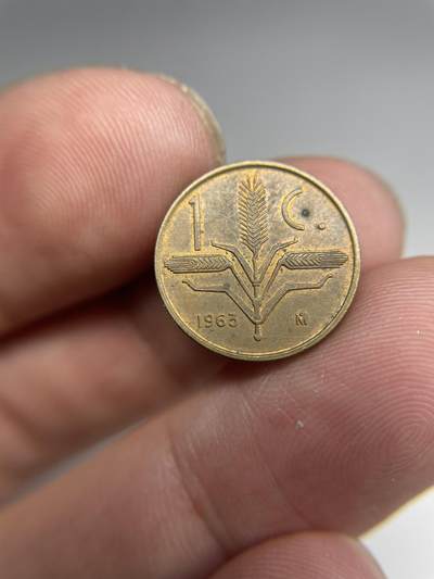 每日一拍，2024年集古藏今外币拍卖第十九期-第5场—（总第185拍），可以寄存60天，满160元包邮。 - 1963年墨西哥1分