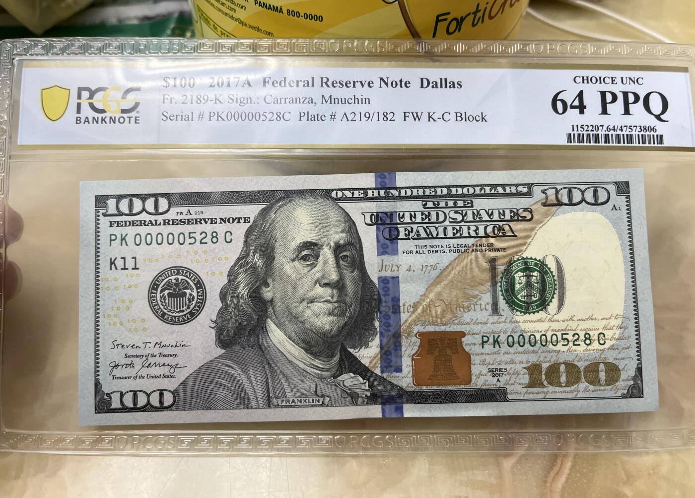 美国2017年彩版100美金- 花都钱币小店- 花都钱币小店- 麦稀奇