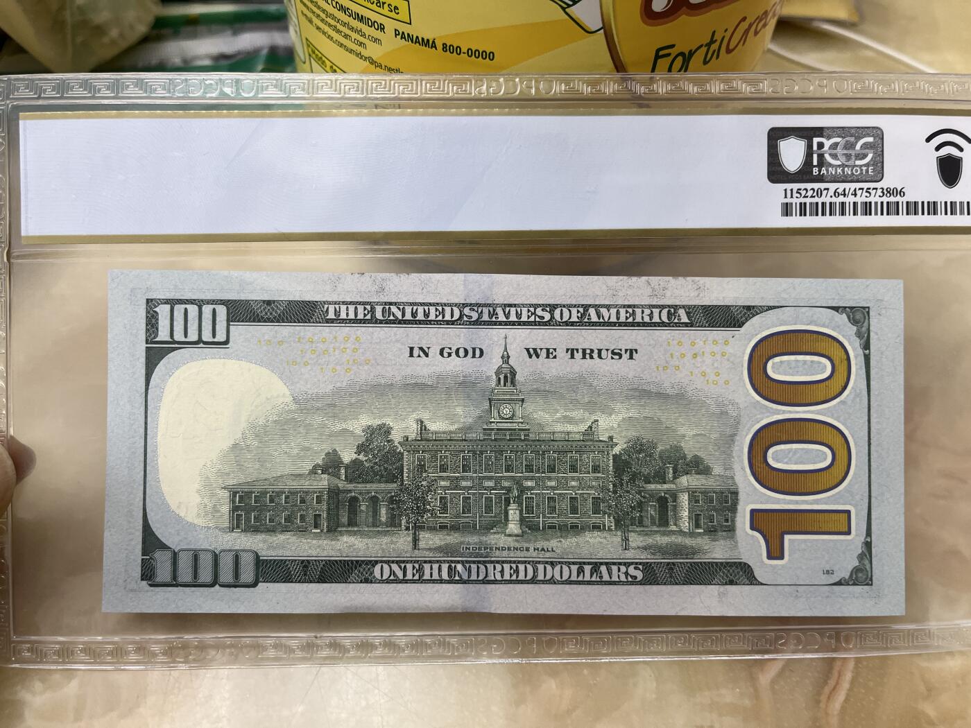 美国2017年彩版100美金