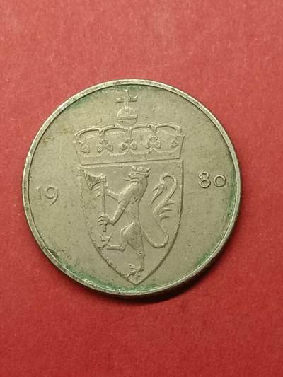 吉祥压岁钱外国硬币第38场 挪威硬币1980