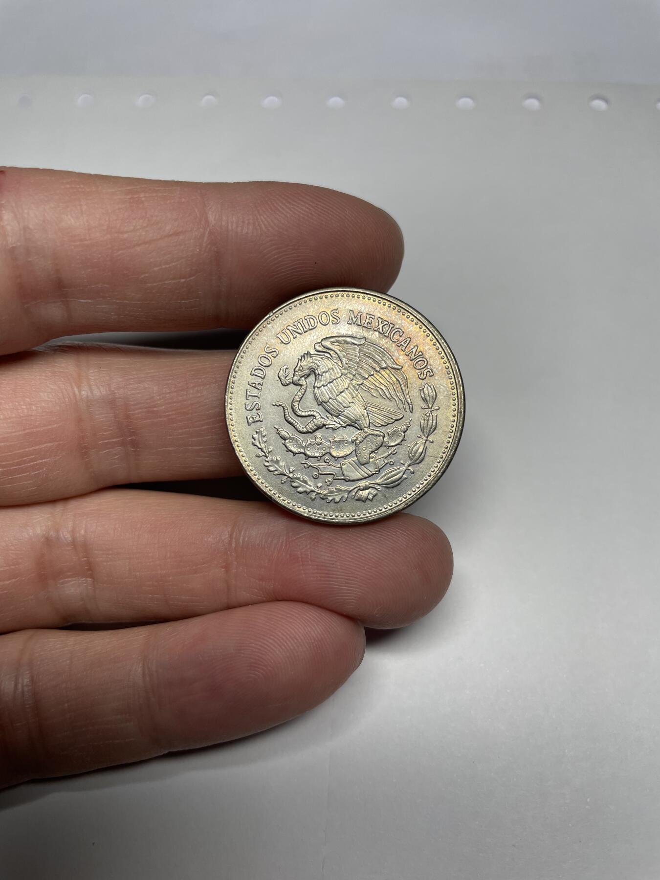 每日一拍，2024年集古藏今外币拍卖第十九期-第5场—（总第185拍），可以寄存60天，满160元包邮。 1986年墨西哥200比索