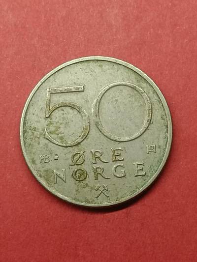 吉祥压岁钱外国硬币第38场 挪威硬币1980