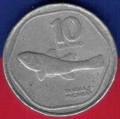 菲律宾1987年10分 亚洲硬币 实物如图 八五品