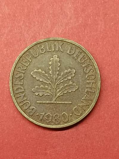 吉祥压岁钱外国硬币第38场 德国硬币1980