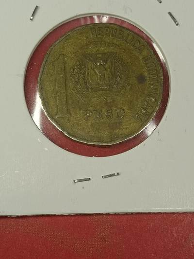 吉祥压岁钱外国硬币第38场 多米尼加硬币1991