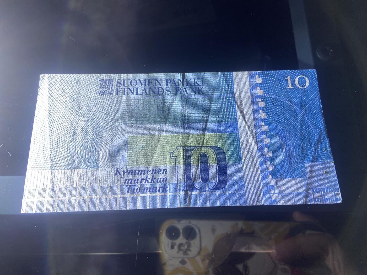 【炜奕收藏】，二十一期 芬兰10马克，流通品相