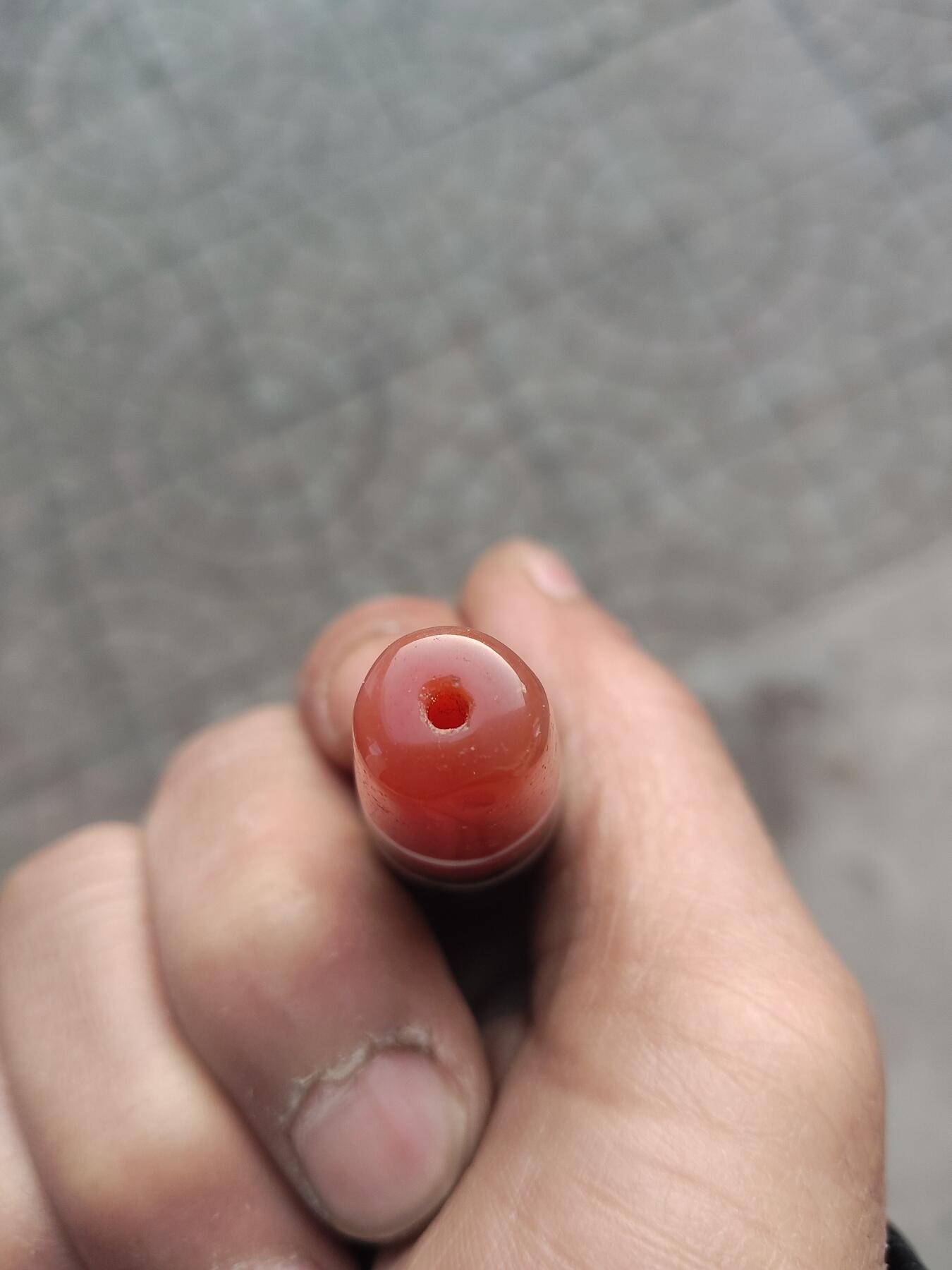 精品天珠专场 红肉四线天珠