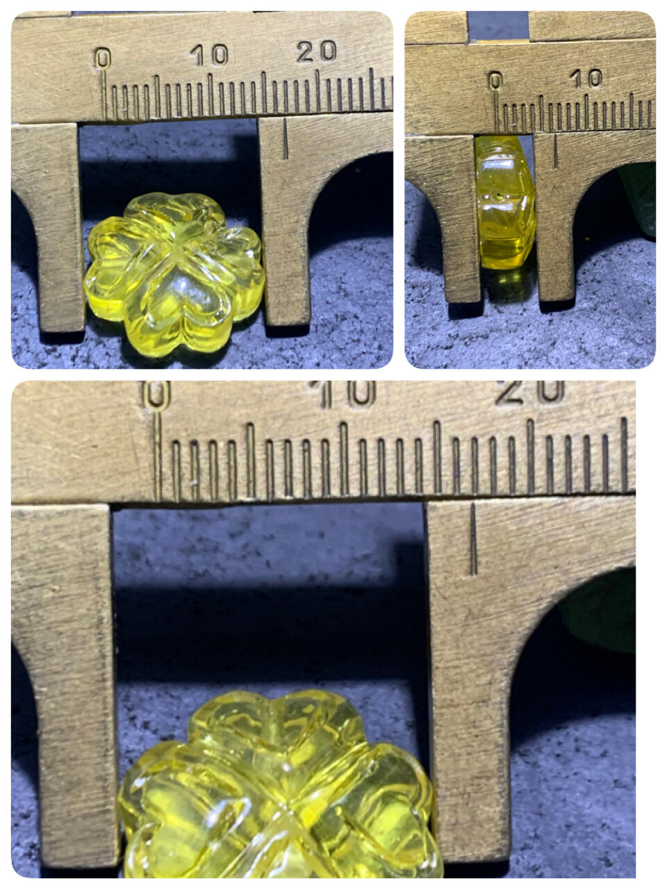天然乌克兰原矿蜜蜡雕刻四叶幸运草随形通货背云（板珠，吊坠)一个， 天然乌克兰原矿蜜蜡雕刻四叶幸运草随形通货背云（板珠，吊坠)一个，