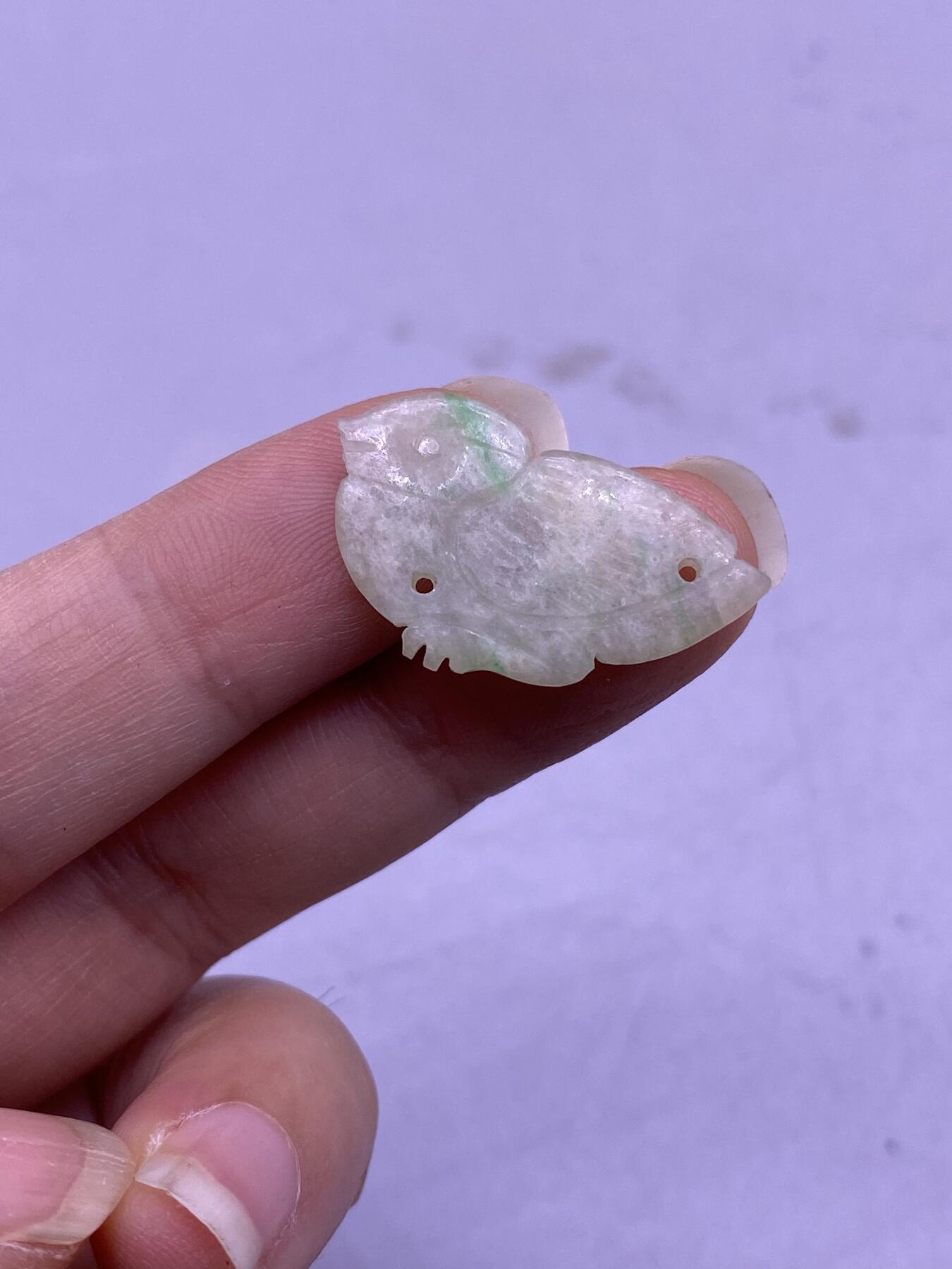 老翡翠小动物4个，尺寸1.6-2.9厘米，品相如图，400包快递