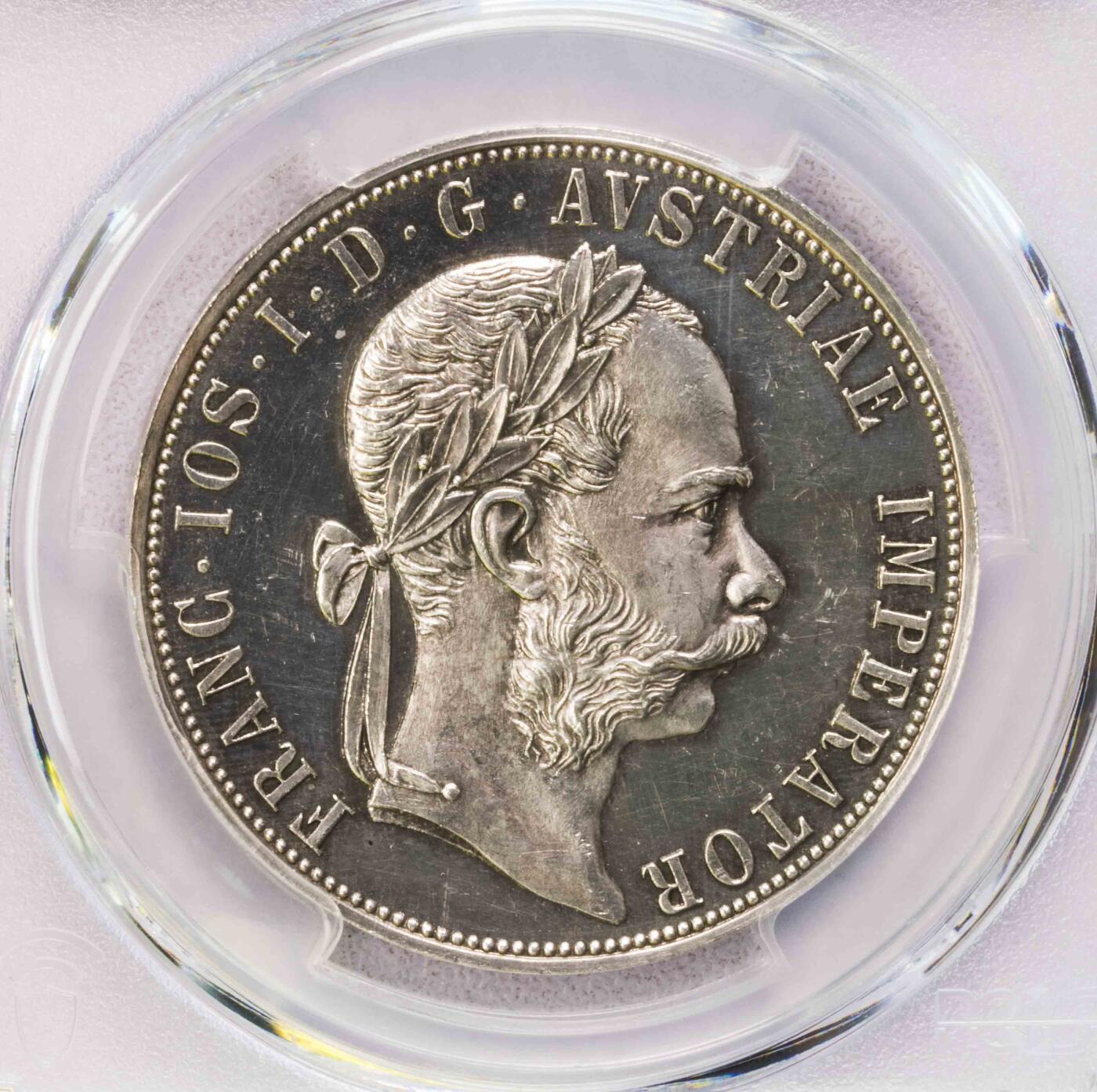 PCGS-PR61 1887奥地利大教堂双福林大银币罕见大珍总筋- bpqd世界钱币- bpqd世界钱币- 麦稀奇