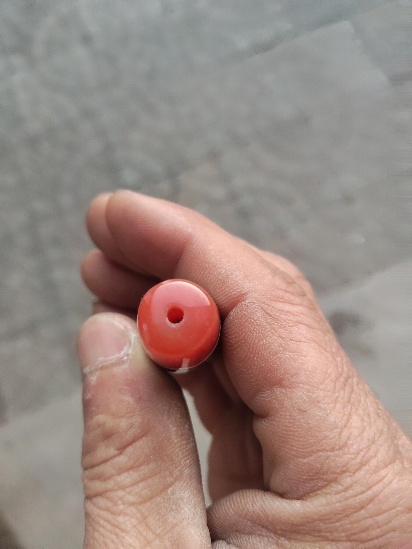 精品天珠专场 红肉四线天珠