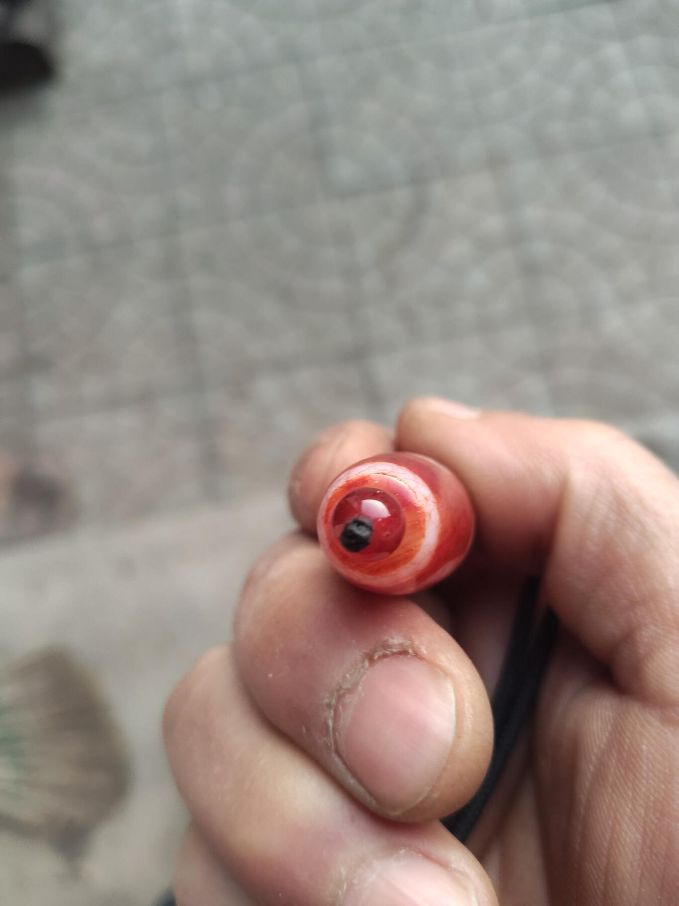 精品天珠专场 红肉菩提天珠带证书