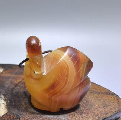 创汇时期玛瑙雕件，手工雕刻，包浆浑厚。尺寸:3.0cm*2.7cm*1.6cm - 创汇时期玛瑙雕件，手工雕刻，包浆浑厚。尺寸:3.0cm*2.7cm*1.6cm
