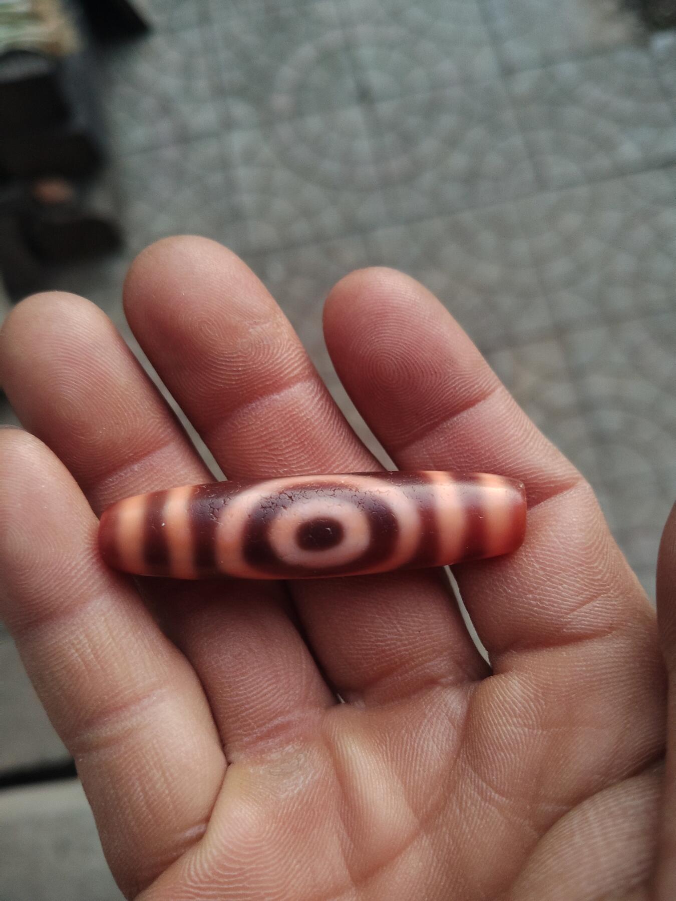 精品天珠专场 红肉一眼天地天珠