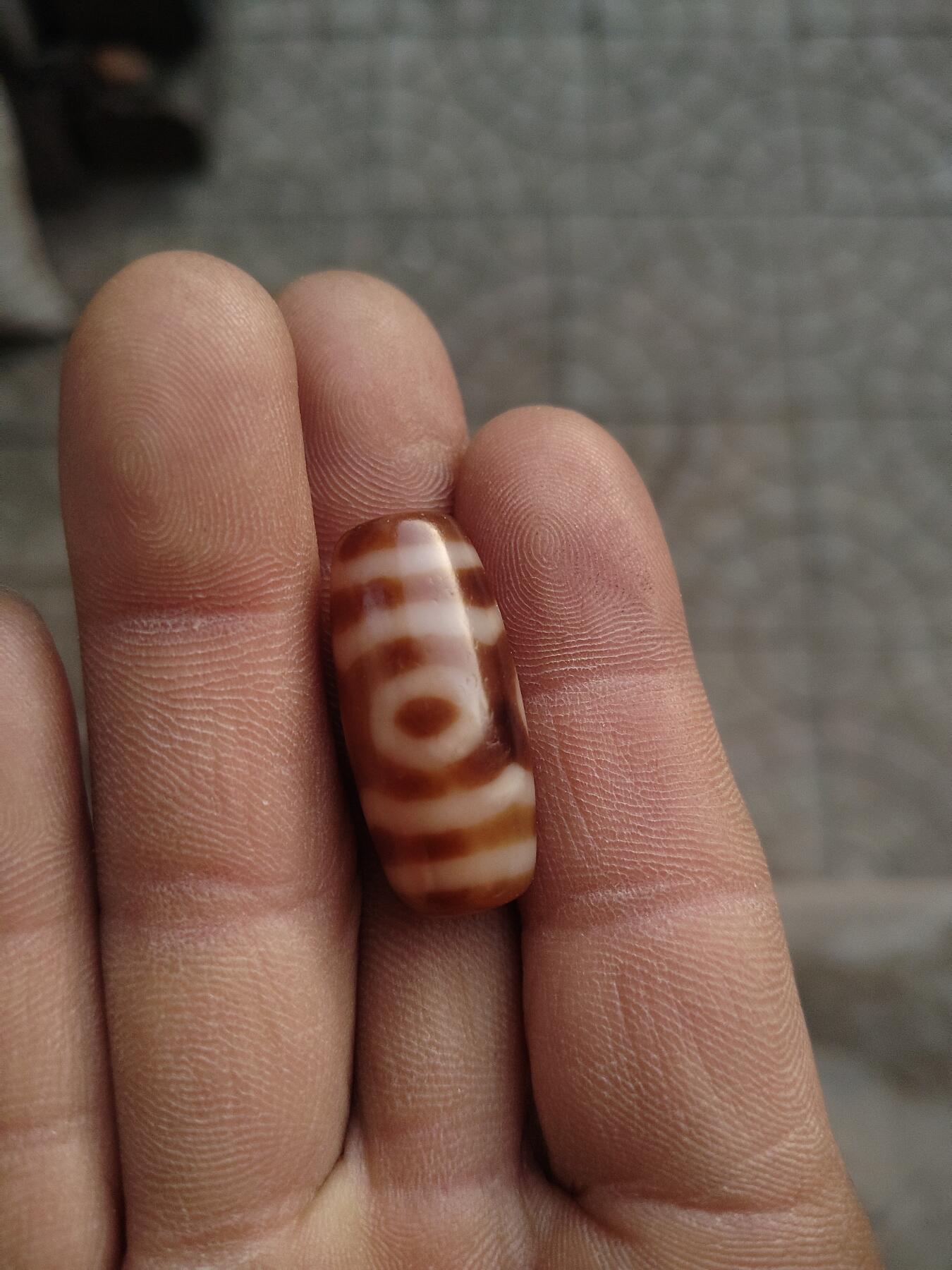 精品天珠专场 高油润三眼财霸天珠