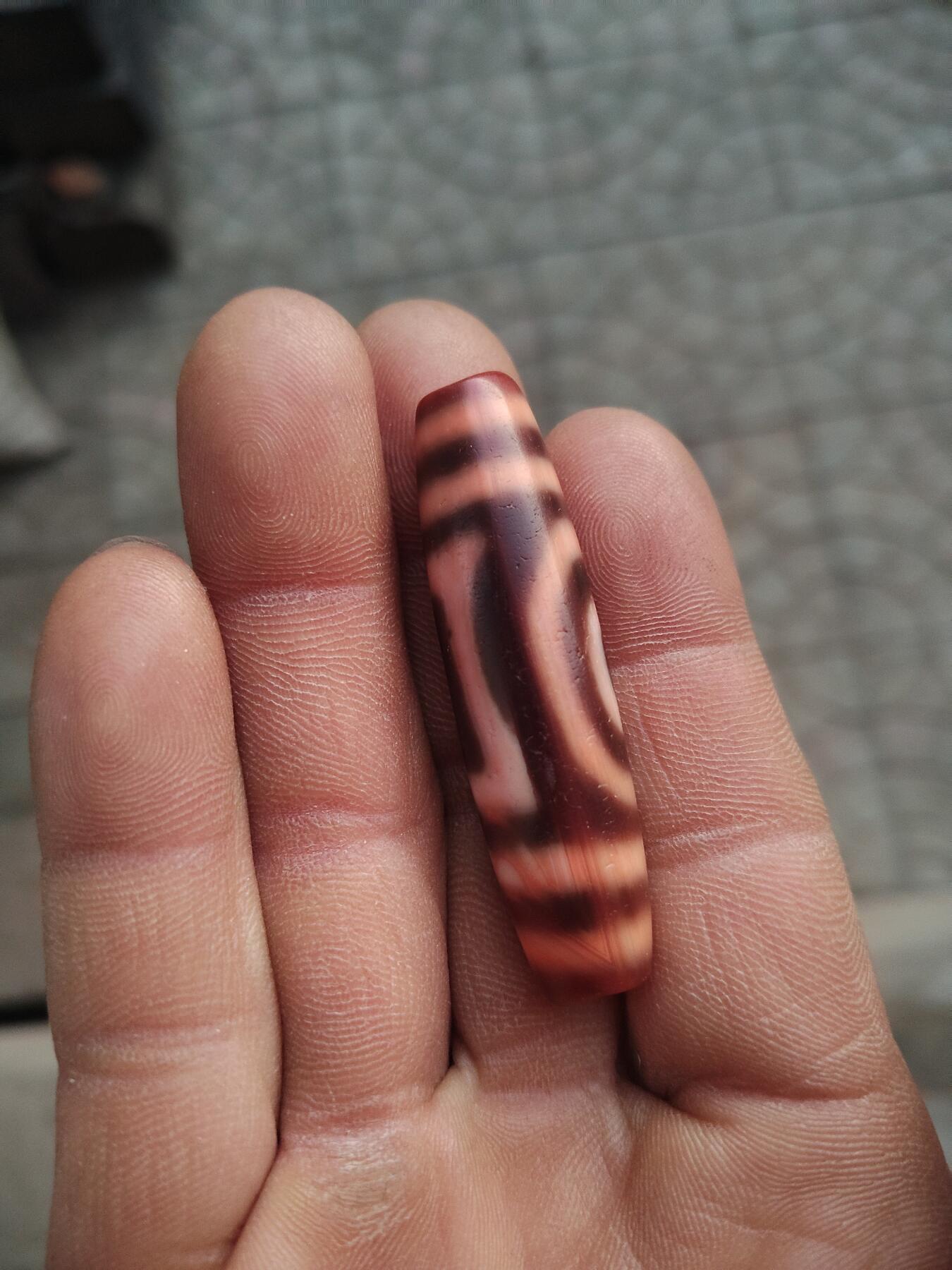 精品天珠专场 红肉一眼天地天珠