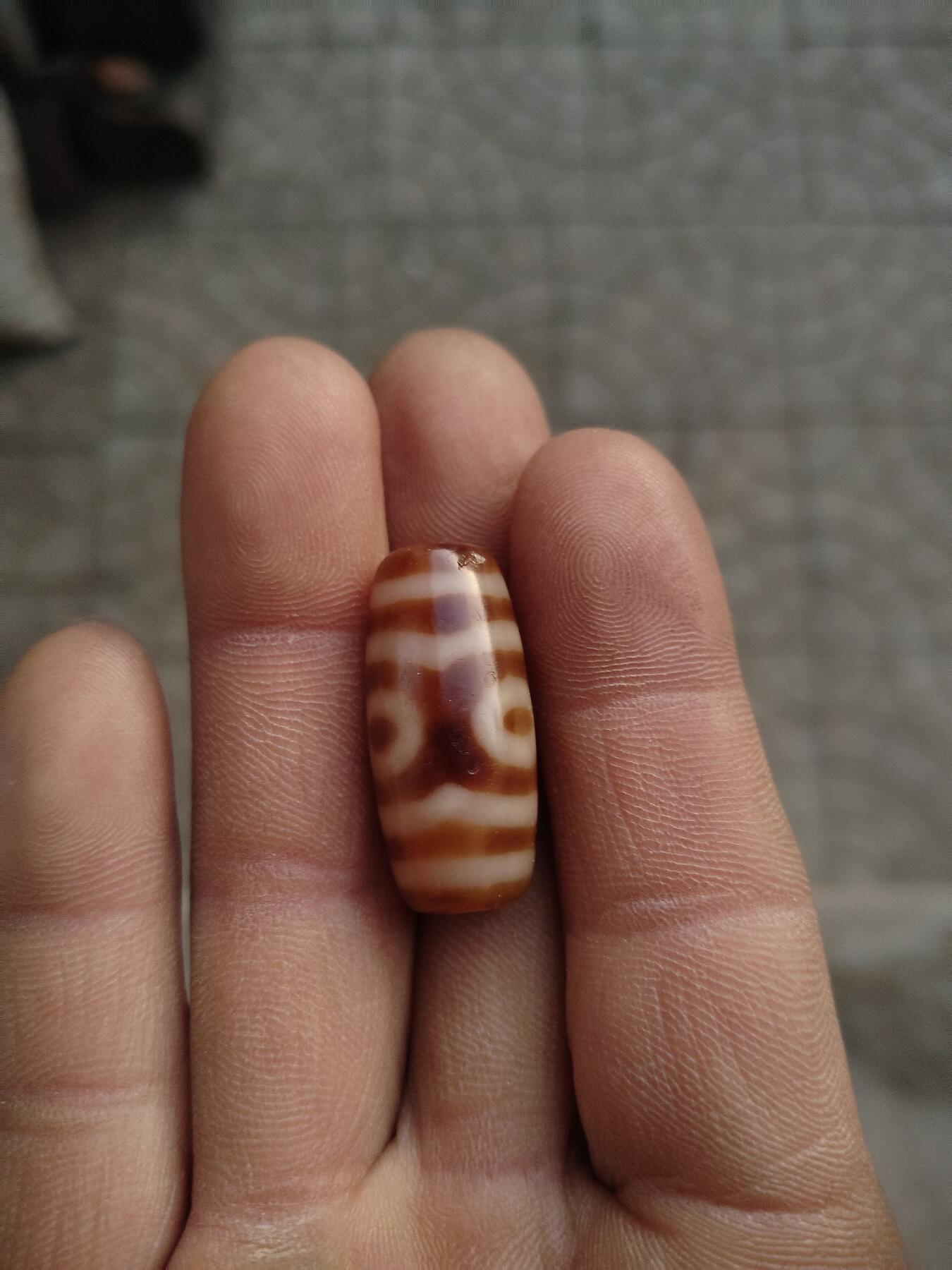精品天珠专场 高油润三眼财霸天珠