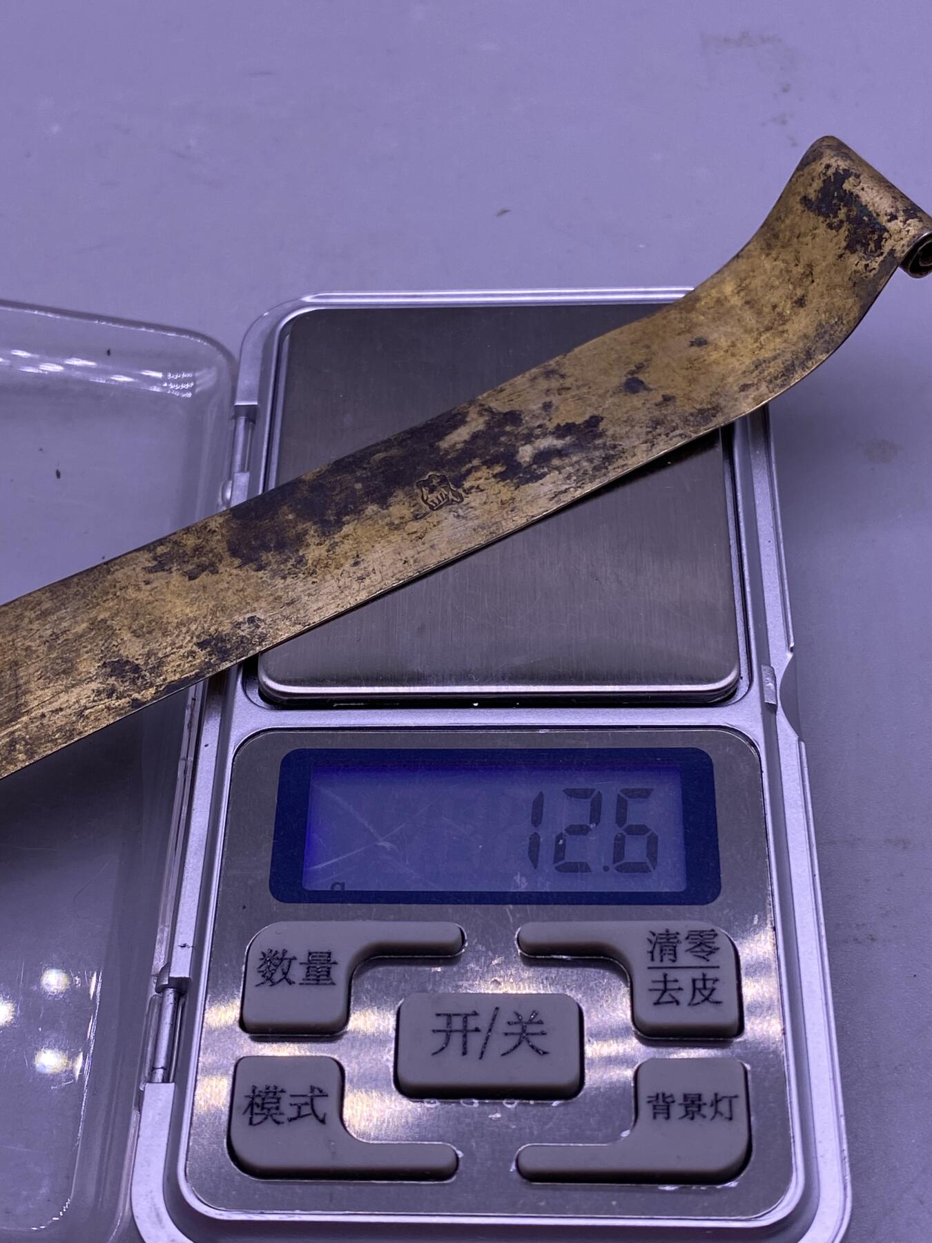 老银鎏金簪子，尺寸13.7厘米，品相如图，300包快递